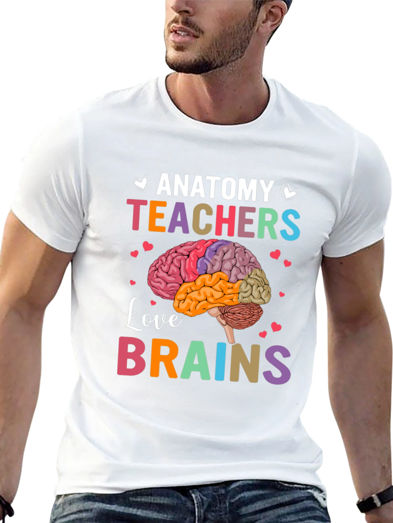 Anatomy Teachers Love Brains T-Shirt