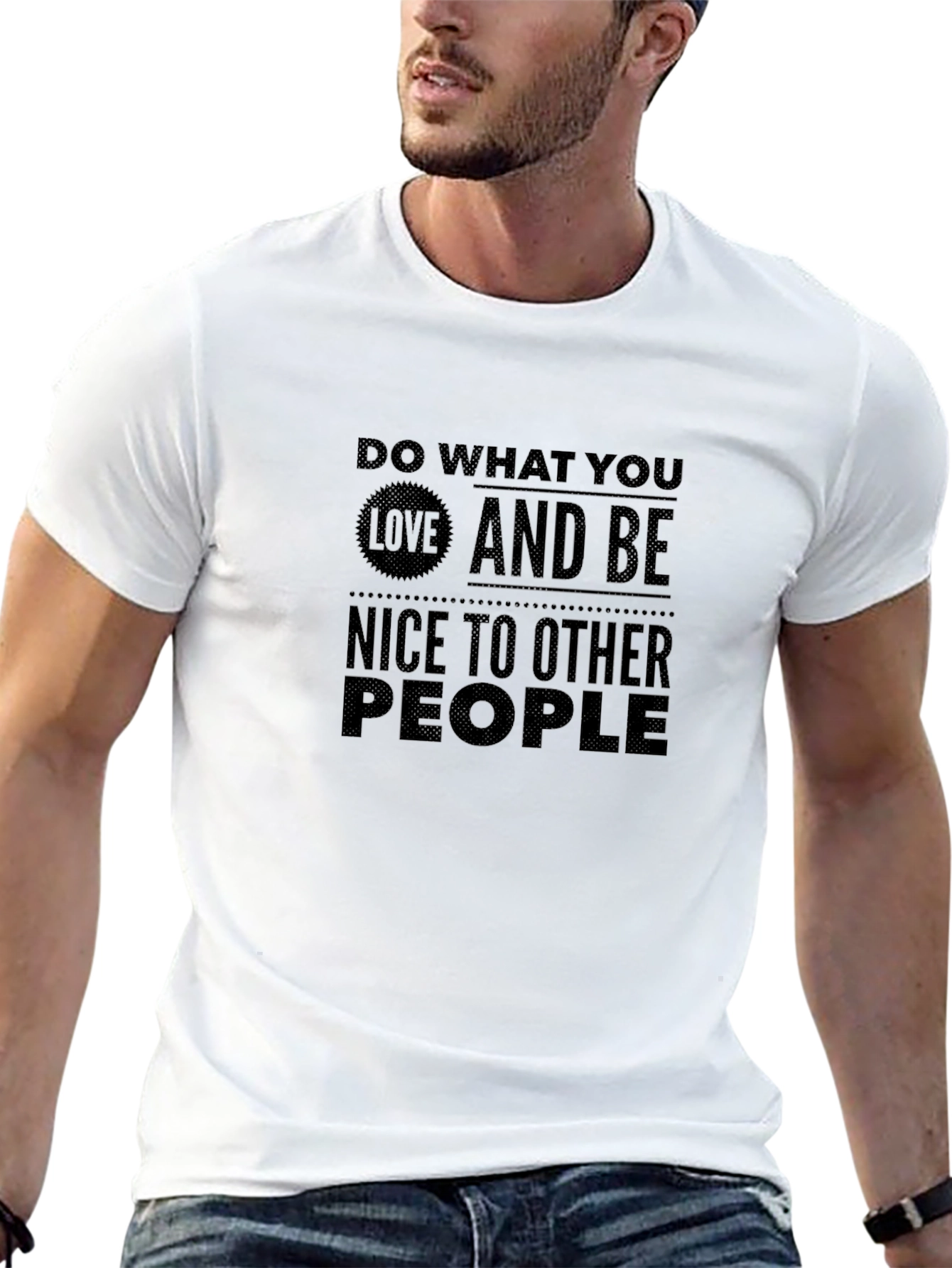 Do What You Love Graphic Tee - Black