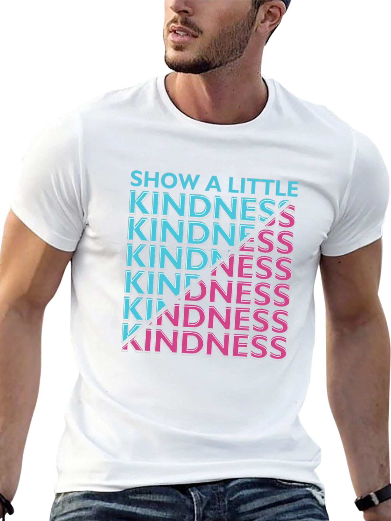 Show a Little Kindness Graphic Tee - Black