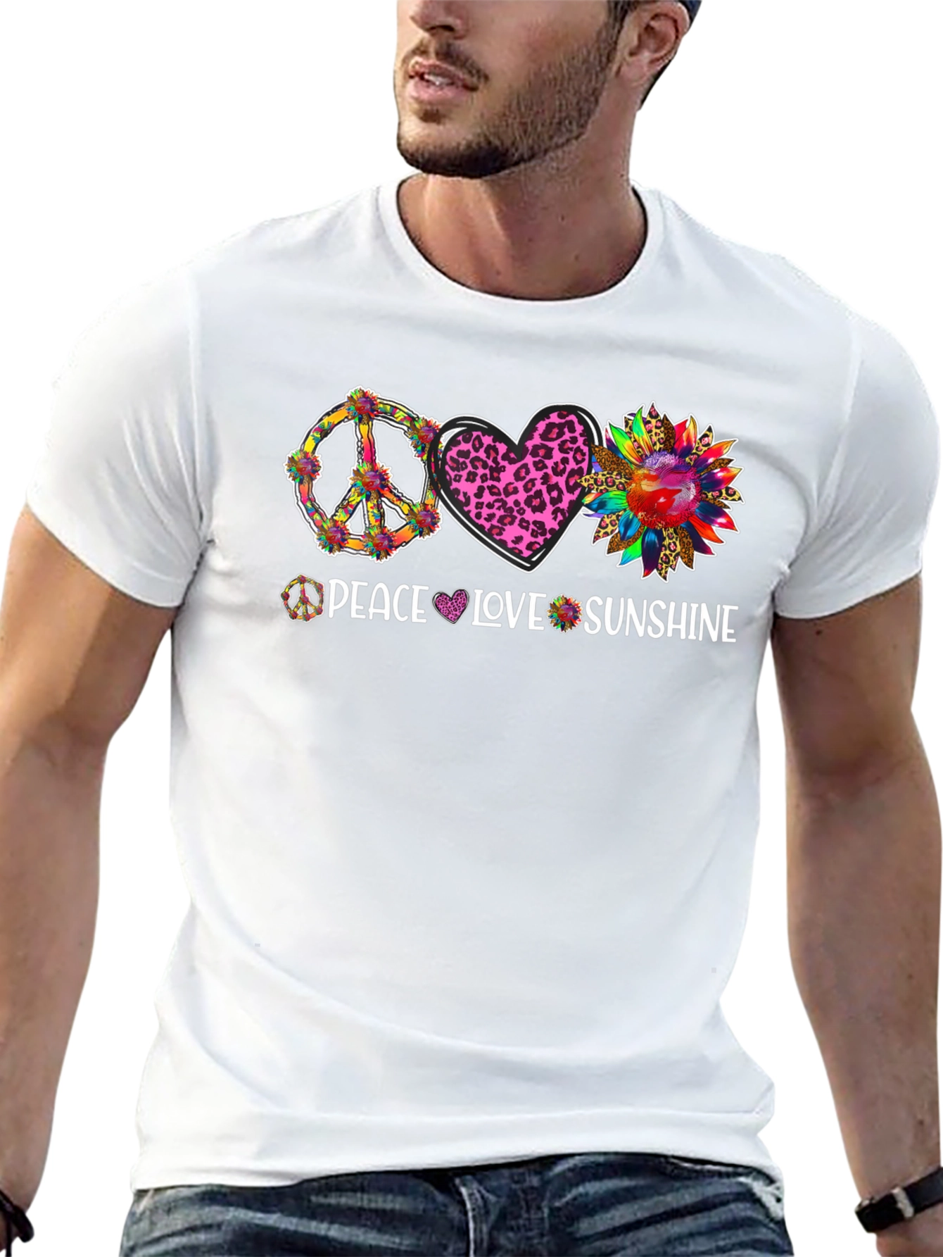 Peace Love Sunshine Graphic Tee