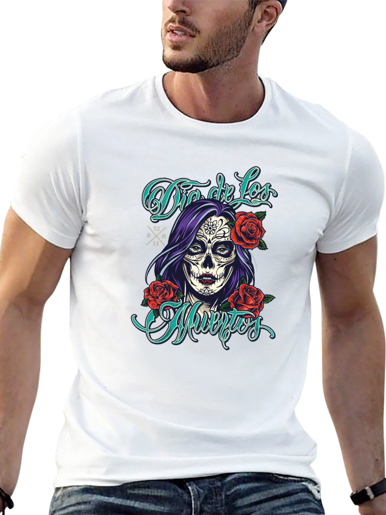 Dia de los Muertos Sugar Skull T-Shirt
