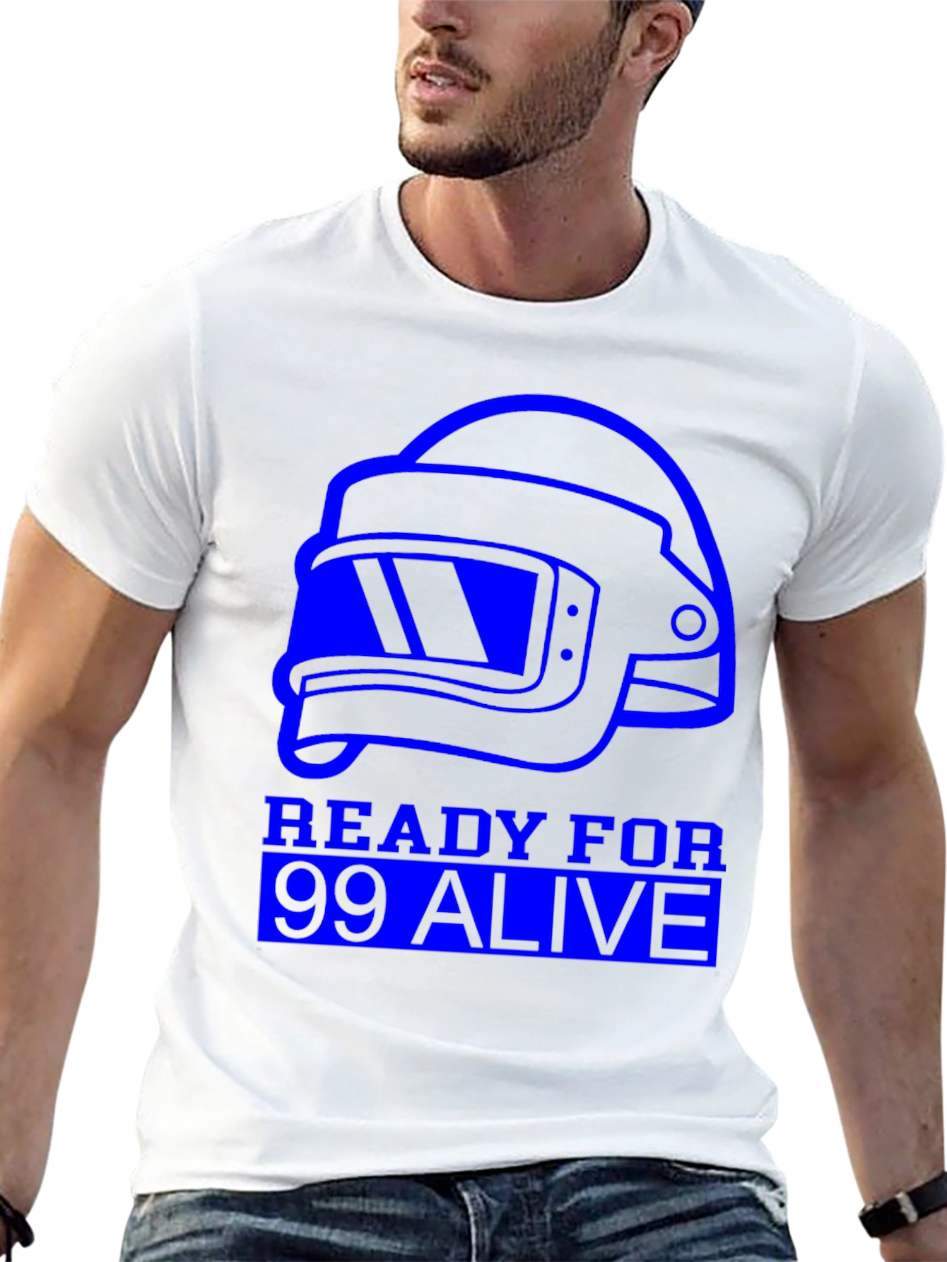 Ready For 99 Alive Black Graphic Tee
