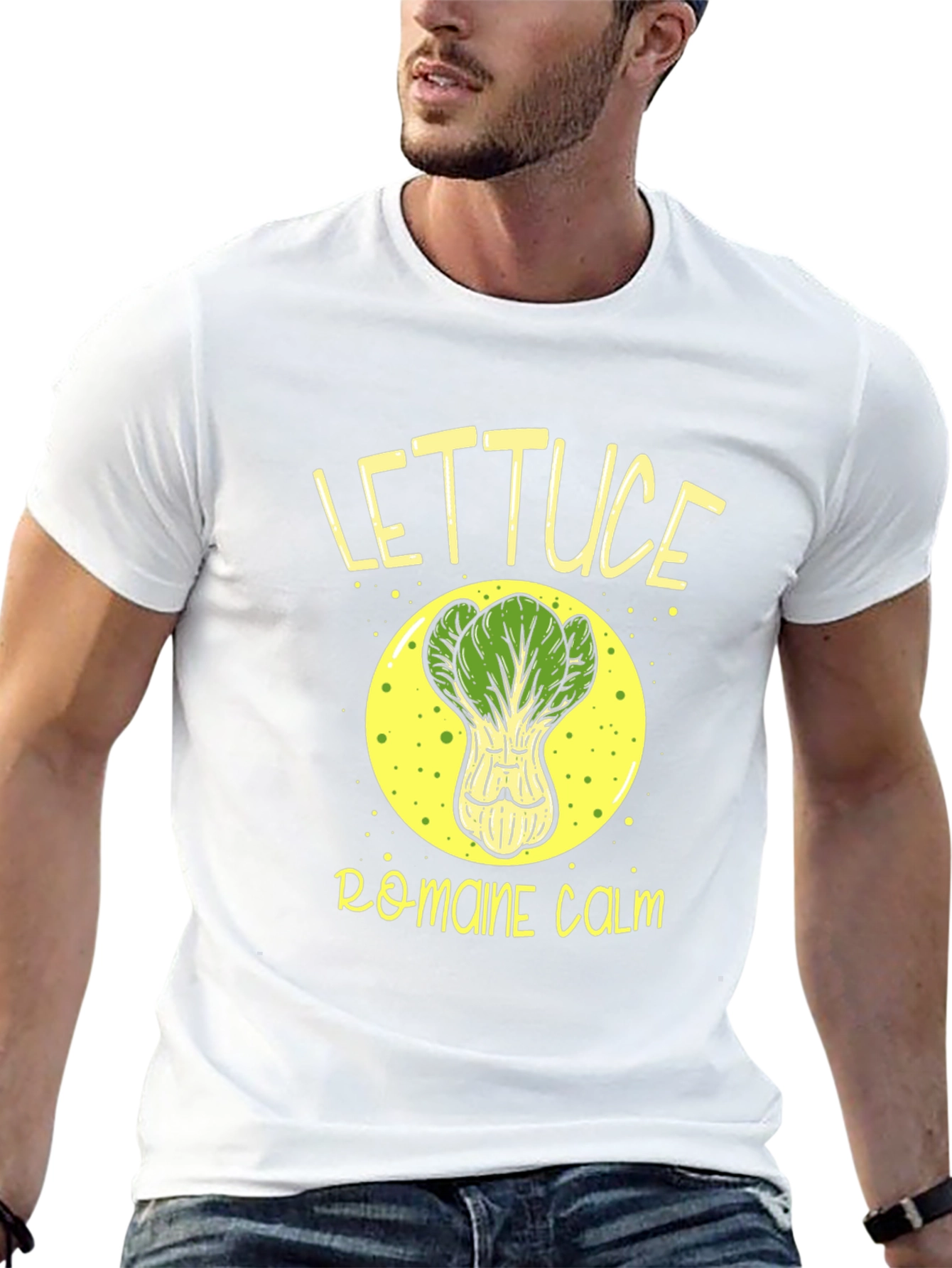 Lettuce Romaine Calm Black Graphic Tee