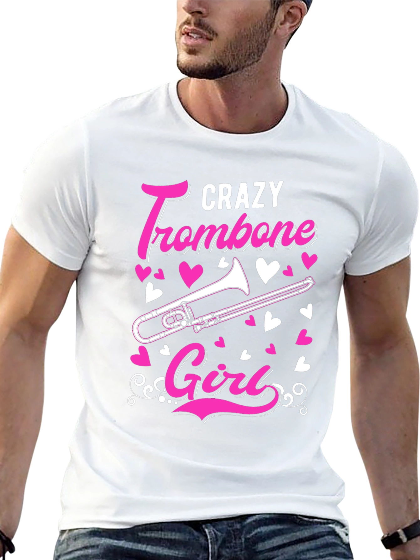 Crazy Trombone Girl T-Shirt