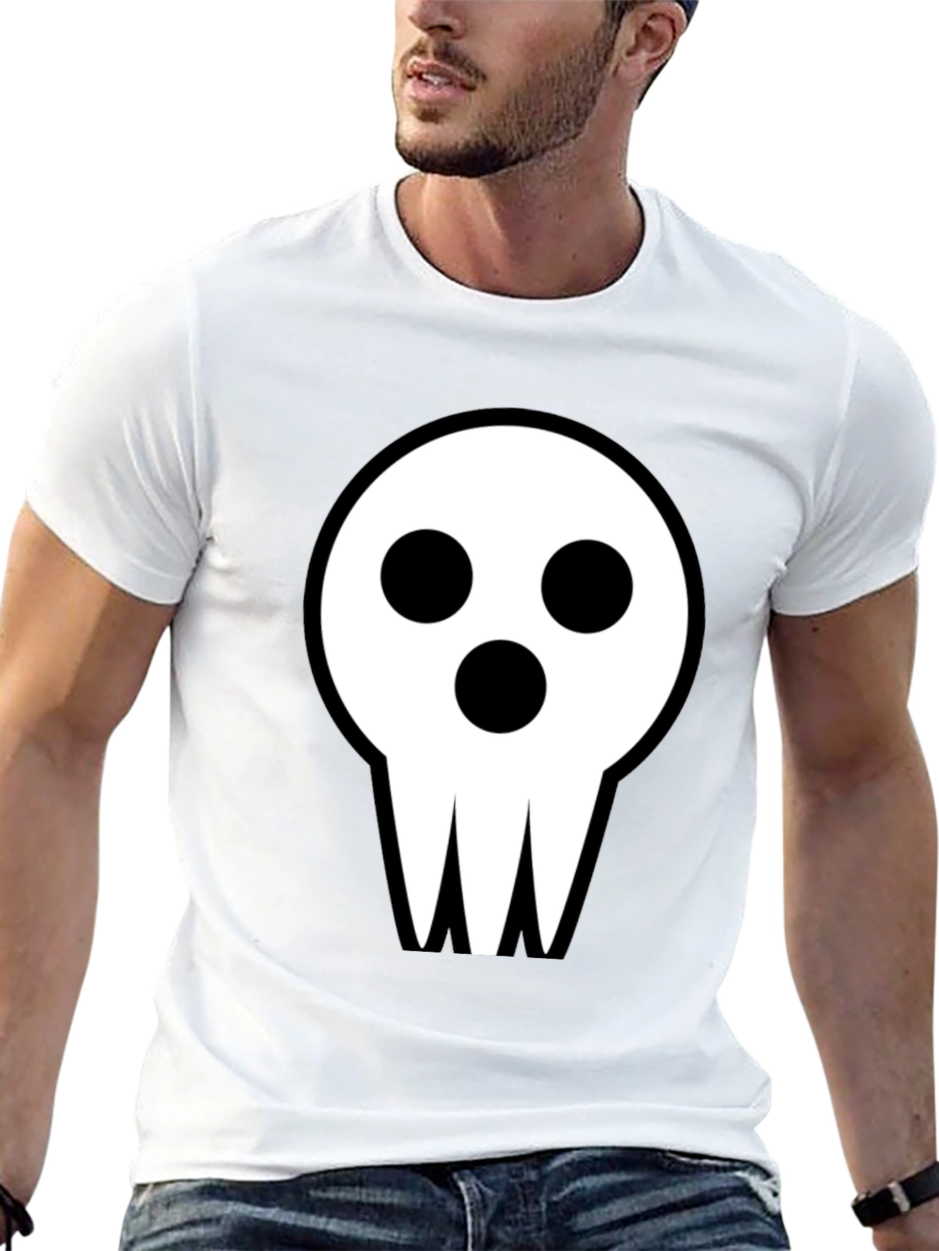 Skull Graphic Black T-Shirt