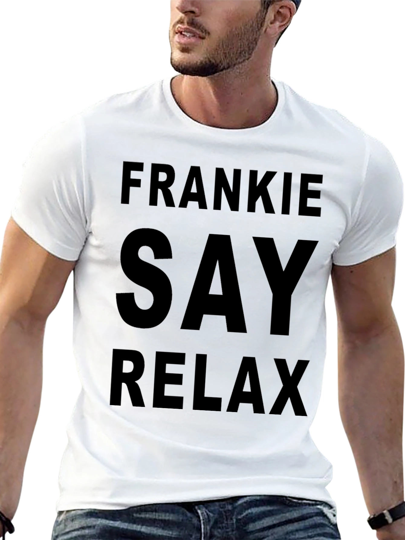 Frankie Say Relax Black T-Shirt