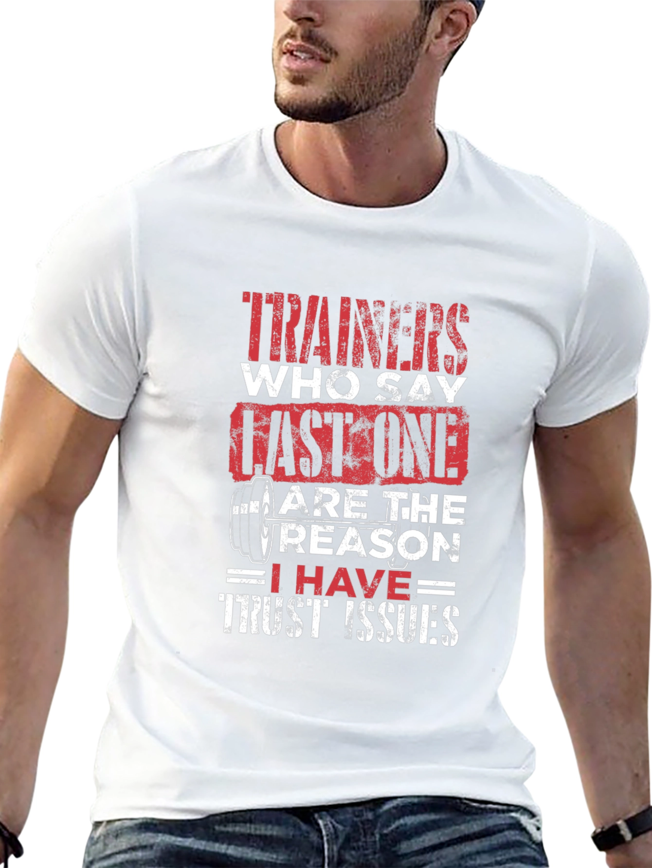 Trainers Last One Trust Issues Black Graphic T-Shirt