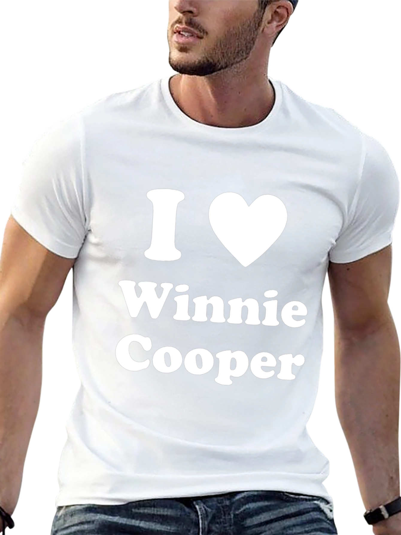 I Heart Winnie Cooper Black T-Shirt
