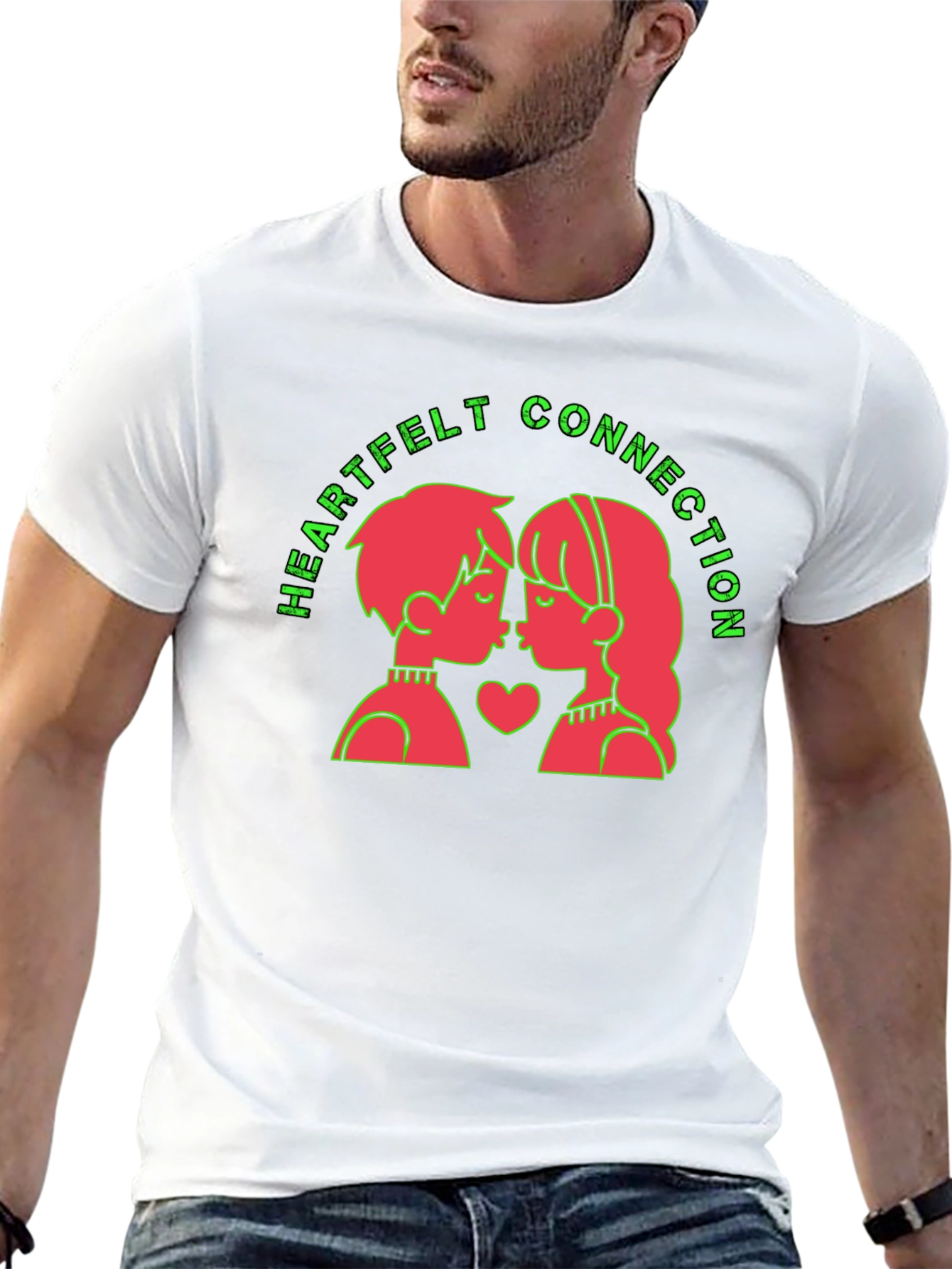 Heartfelt Connection Kissing T-Shirt