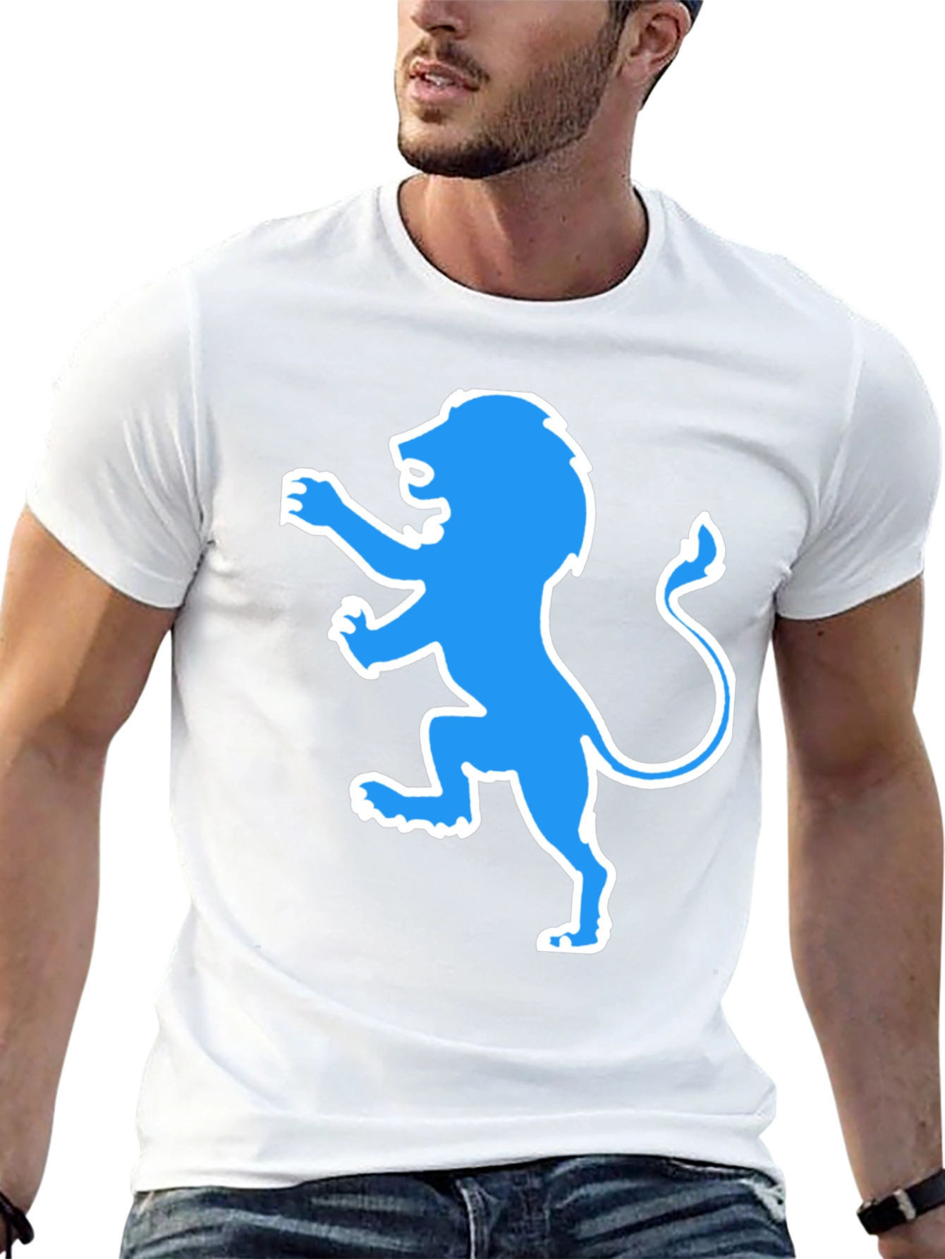 Lion Graphic Tee - Mens Black T-Shirt