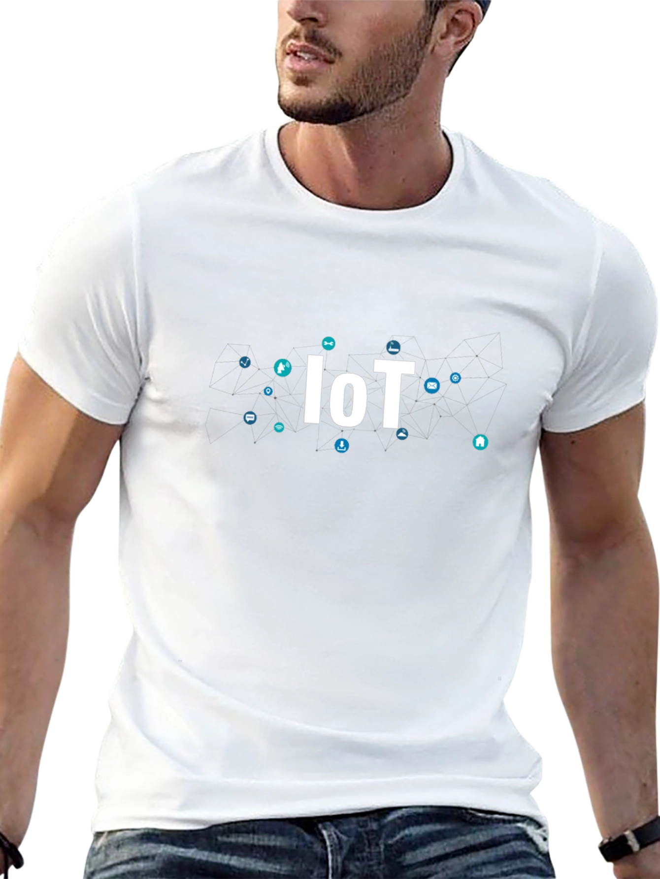 IoT Graphic T-Shirt - Modern Tech Design