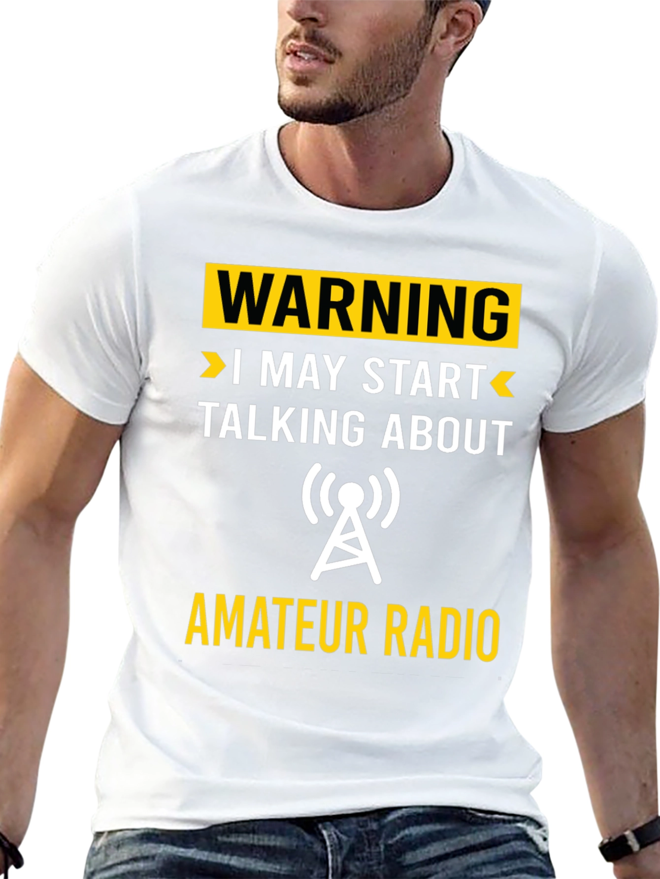 Warning Amateur Radio T-Shirt - Funny Ham Radio Tee