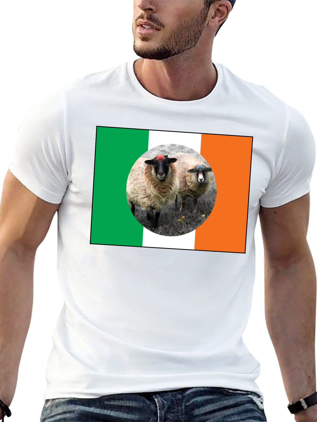 Irish Sheep Flag T-Shirt