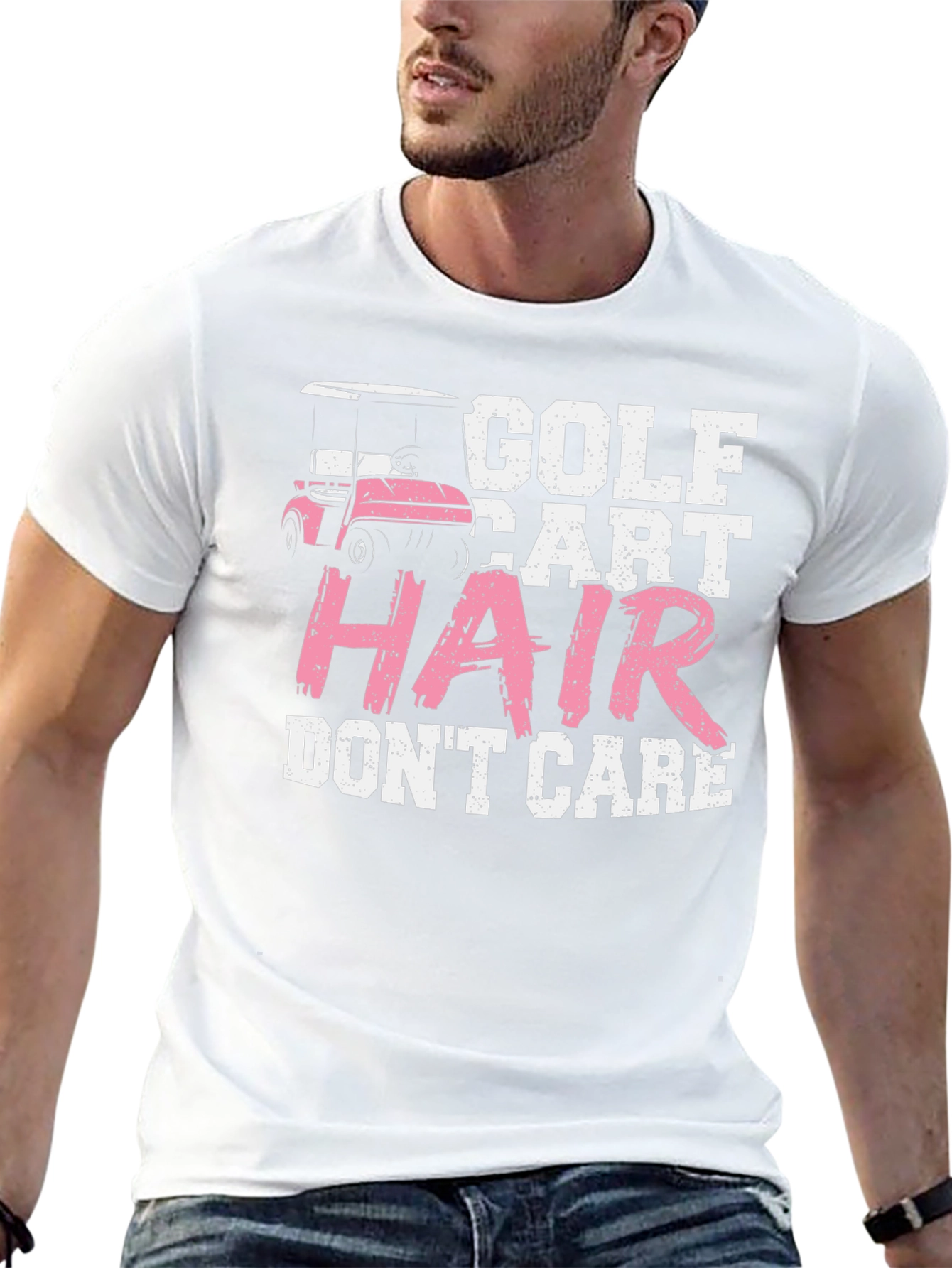 Golf Cart Hair Dont Care T-Shirt