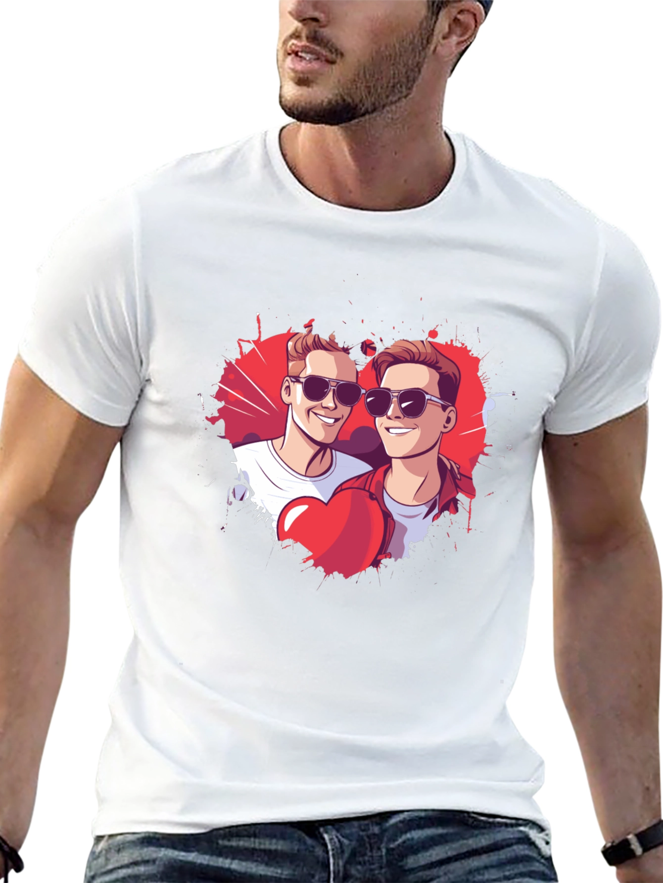 Trendy Graphic Tee - Love Wins