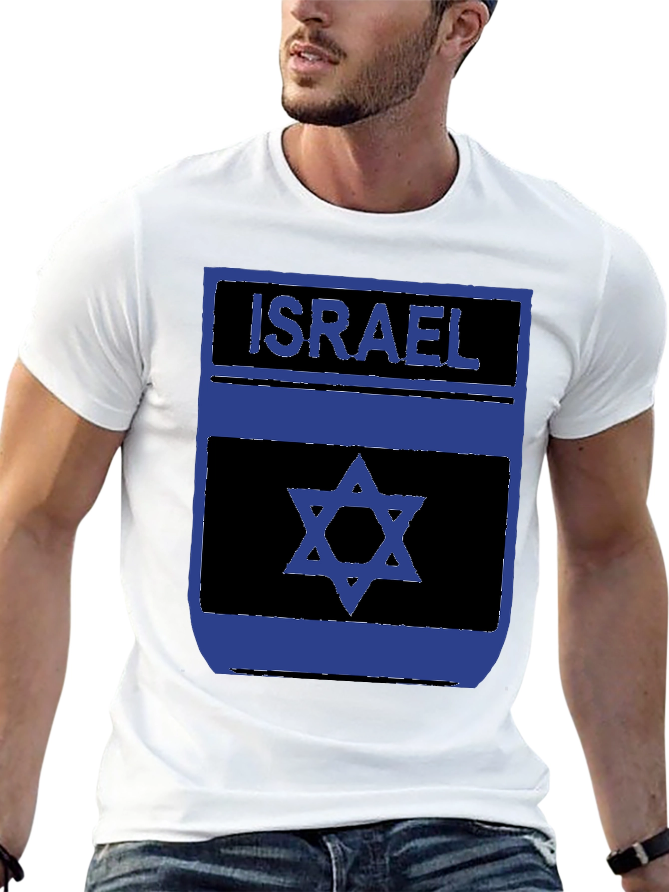 Israel Flag Graphic Tee - Patriotic Shirt