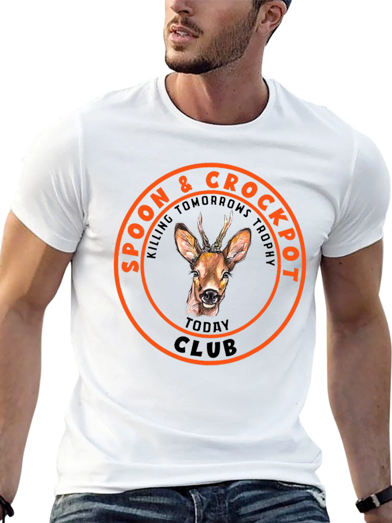Spoon & Crockpot Trophy Club Deer Graphic T-Shirt