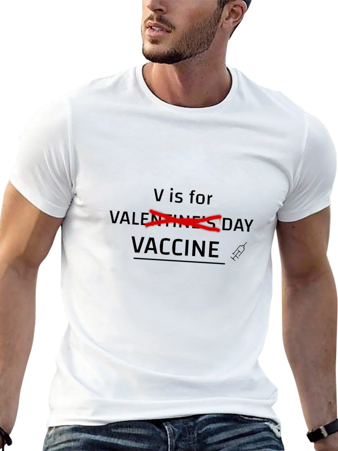 V is for Vaccine T-Shirt
