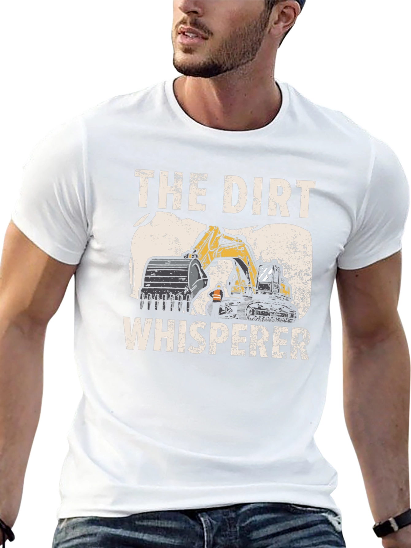 The Dirt Whisperer Excavator Graphic Tee