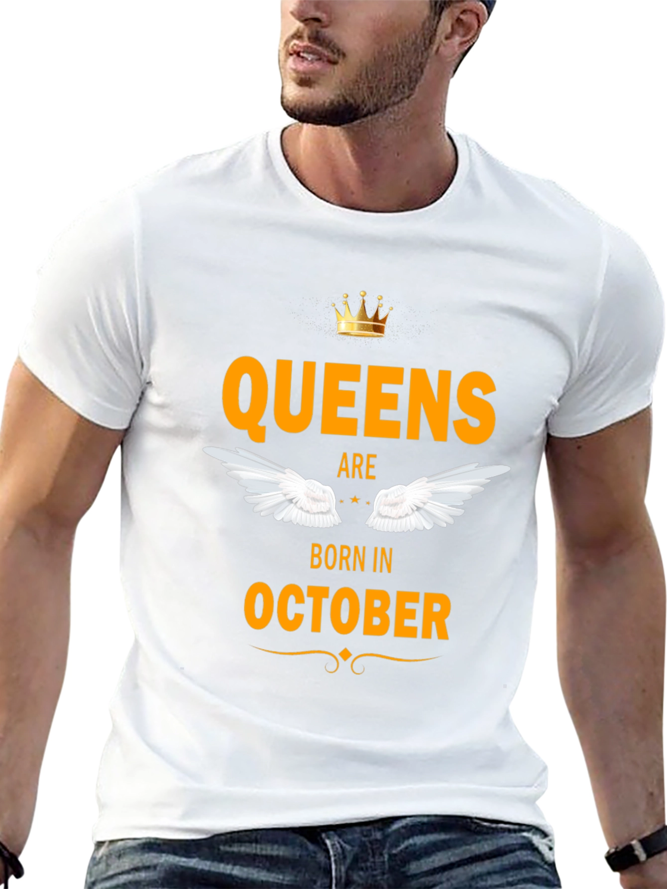 Queens Born in October Graphic Tee