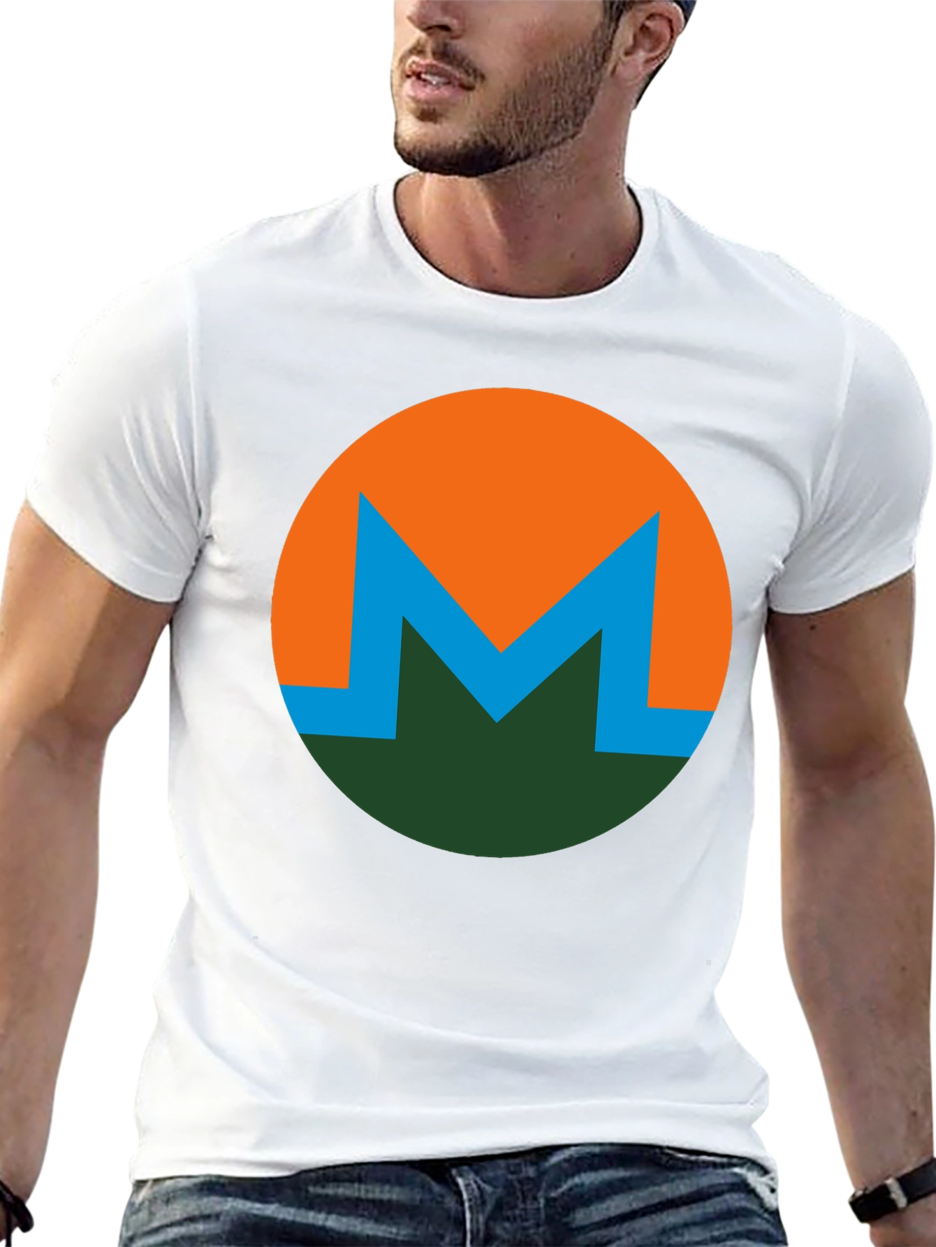 Monero Crypto Logo T-Shirt - Black
