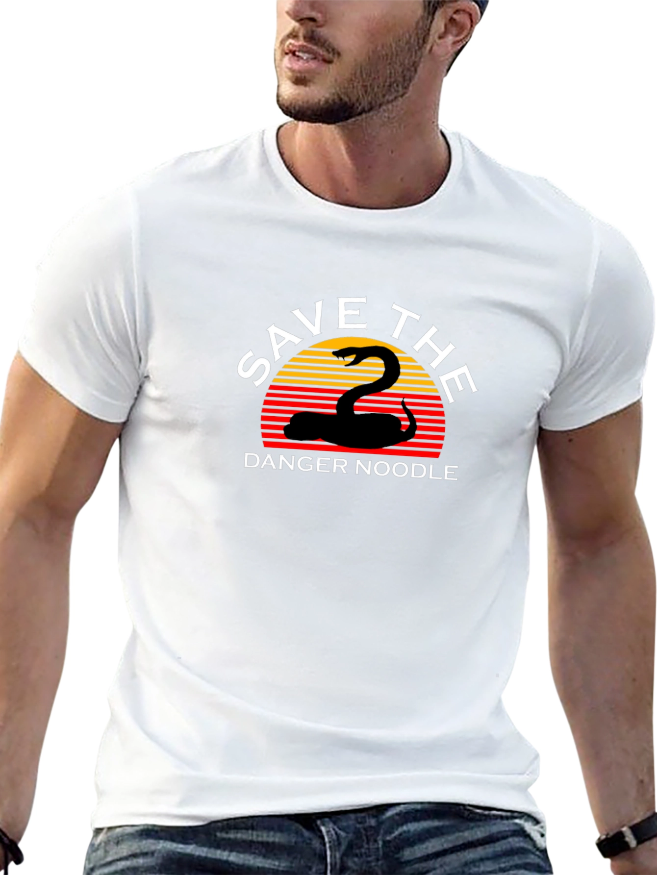 Save the Danger Noodle Black T-Shirt