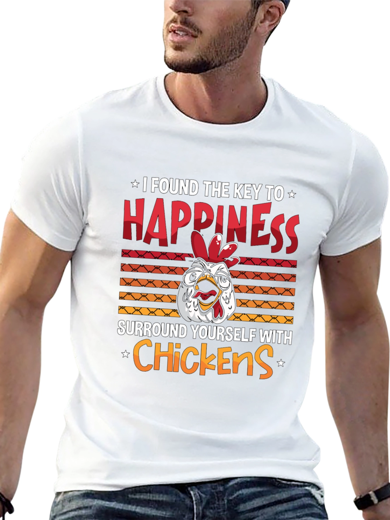 Funny Chicken Happiness T-Shirt