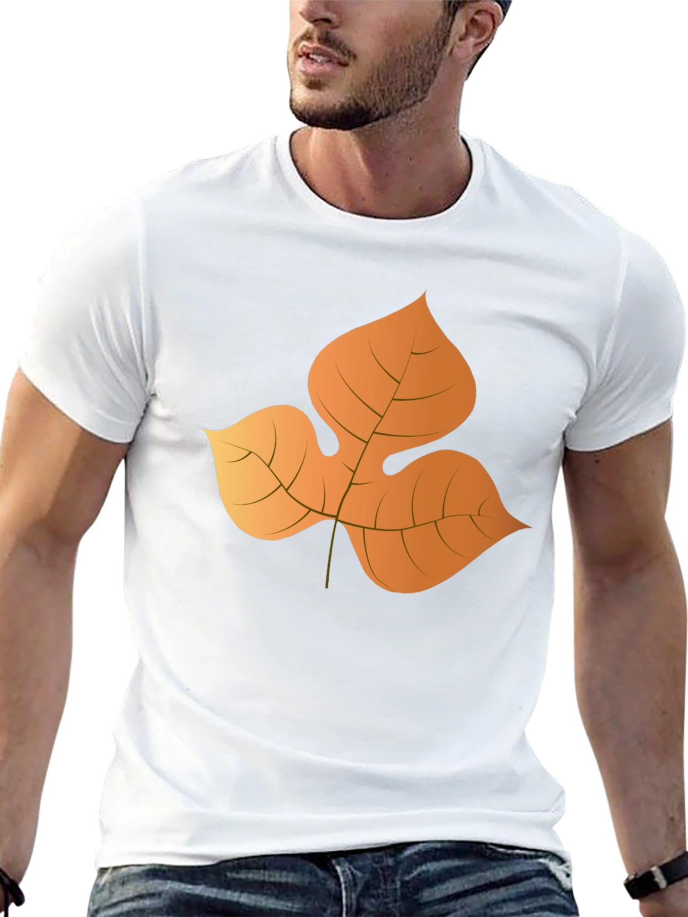 Fall Leaf Graphic Tee - Stylish and Comfortable