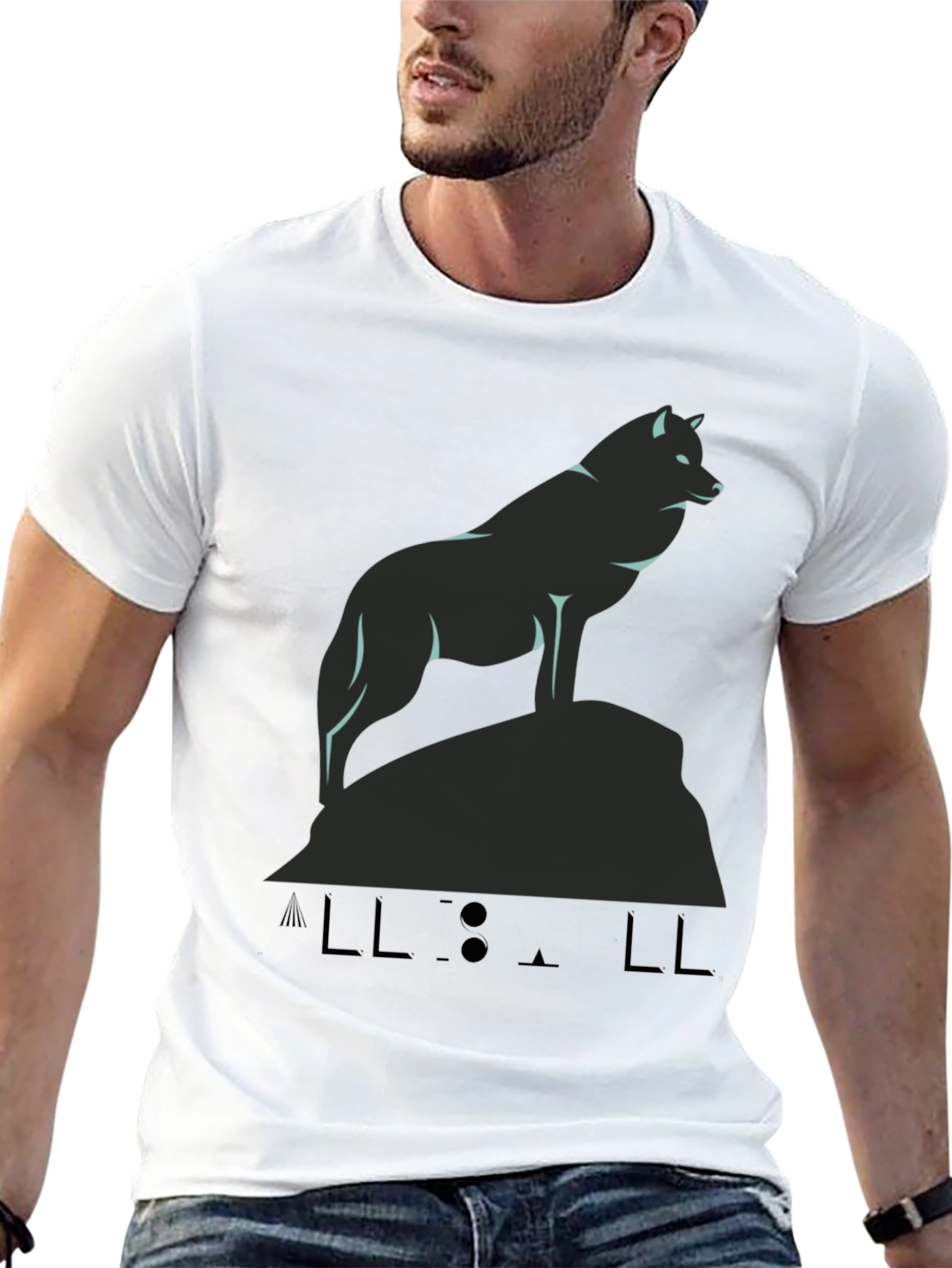Wolf Graphic T-Shirt - Sleek Design Comfortable Fit