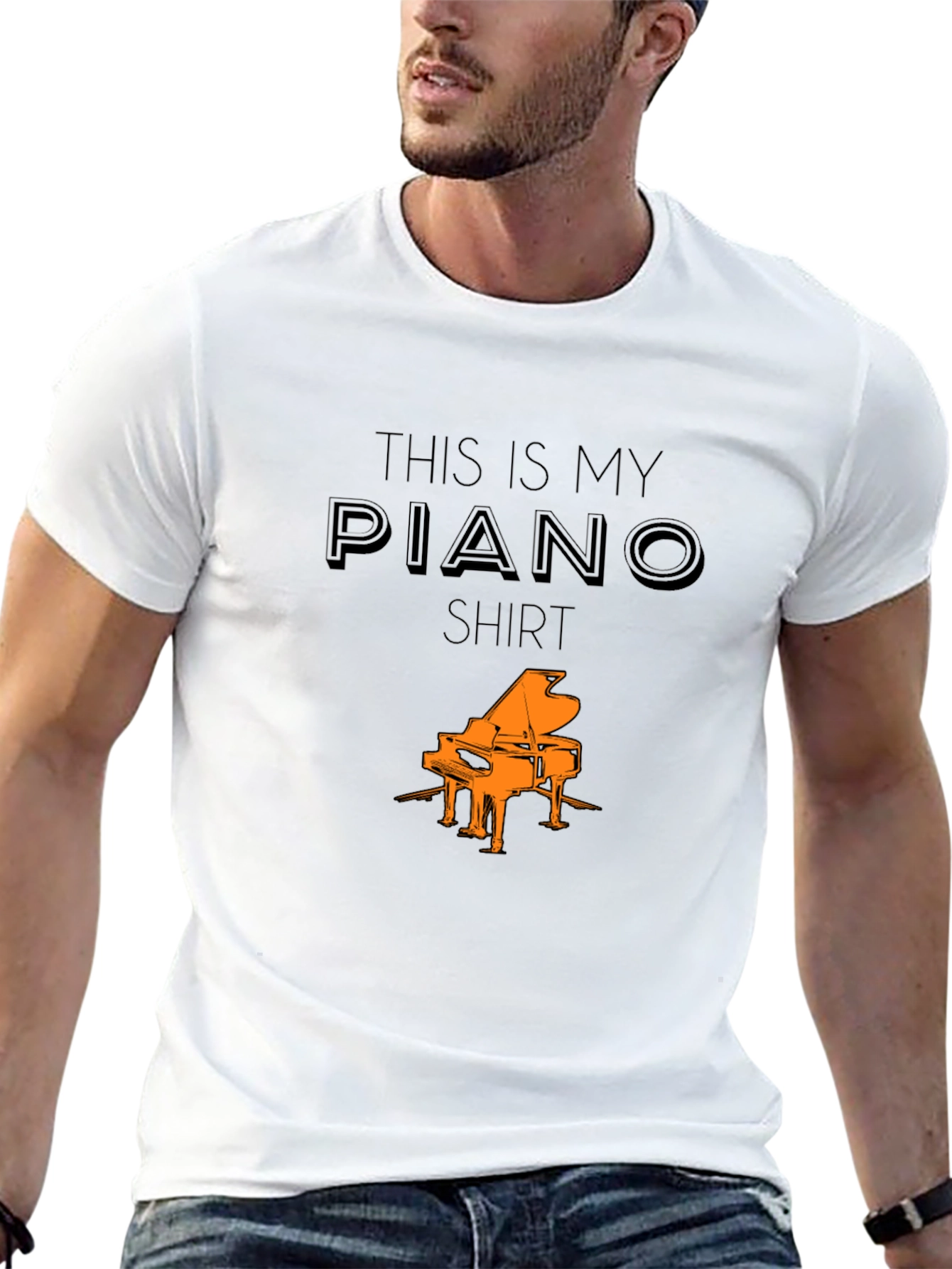 This Is My Piano Shirt - Musician Tee