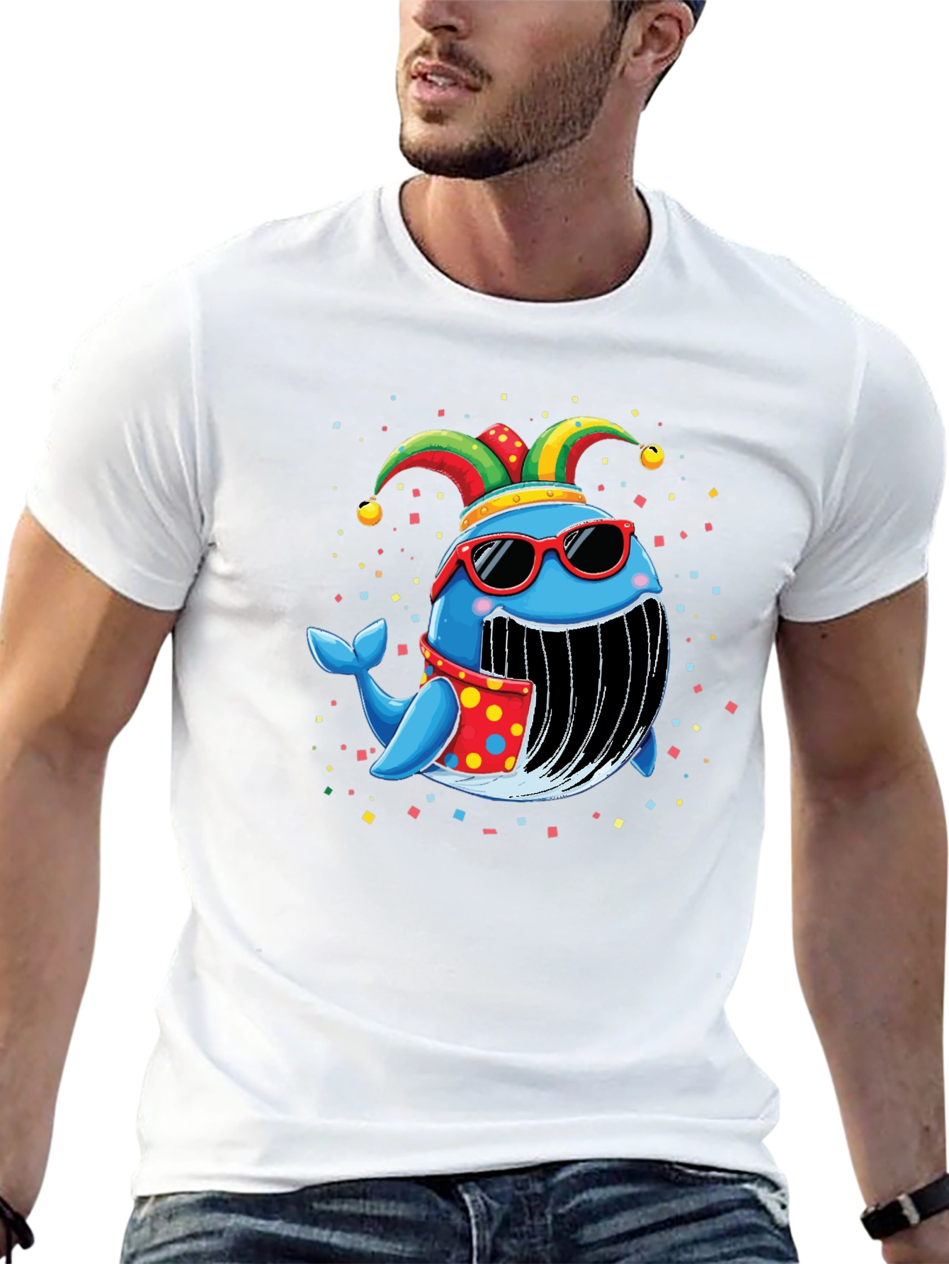 Carnival Whale T-Shirt