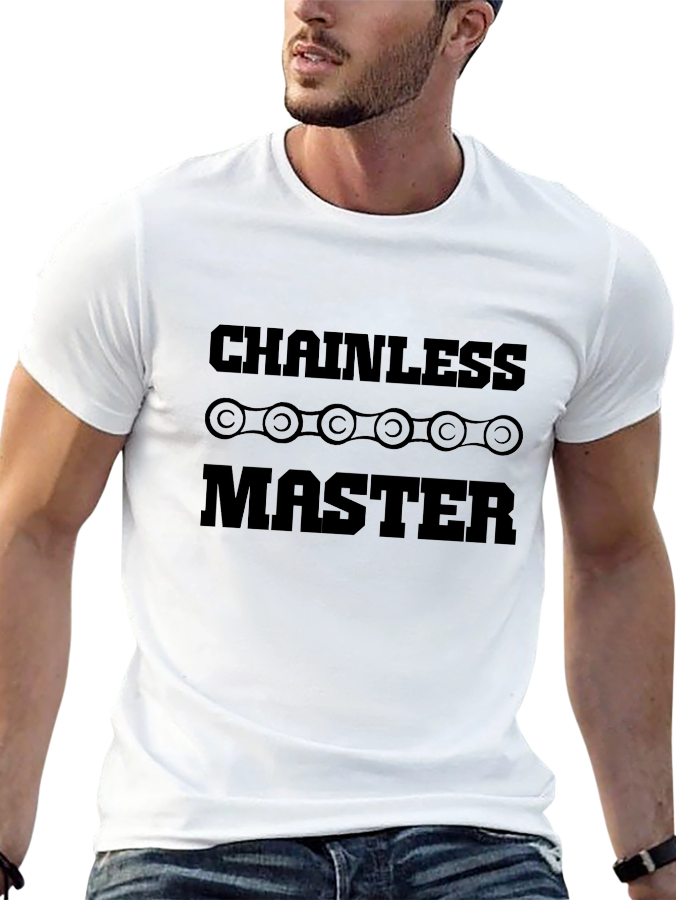 Chainless Master T-Shirt - Black Cotton Tee