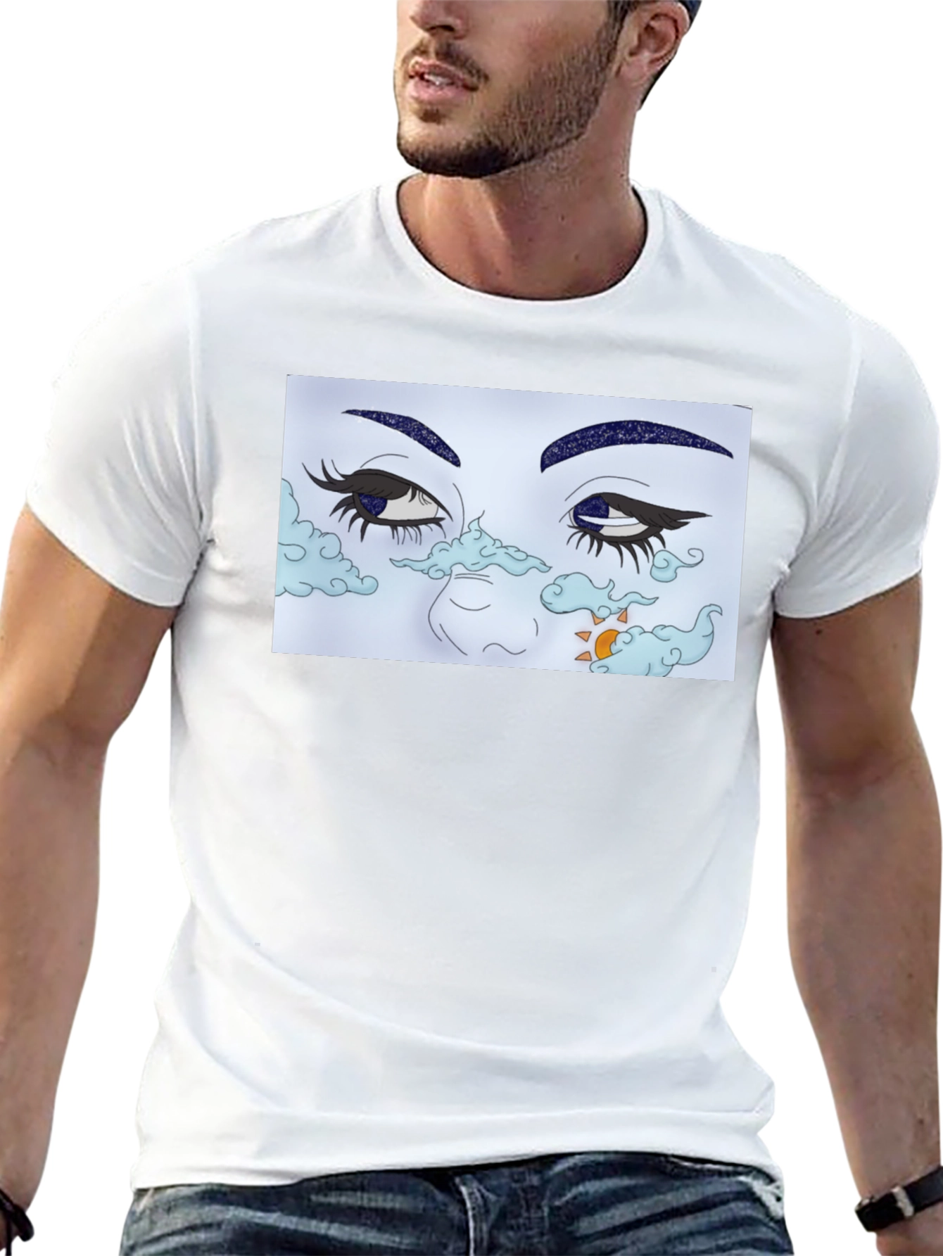 Dreamy Eye Graphic T-Shirt - Unisex Cotton Tee