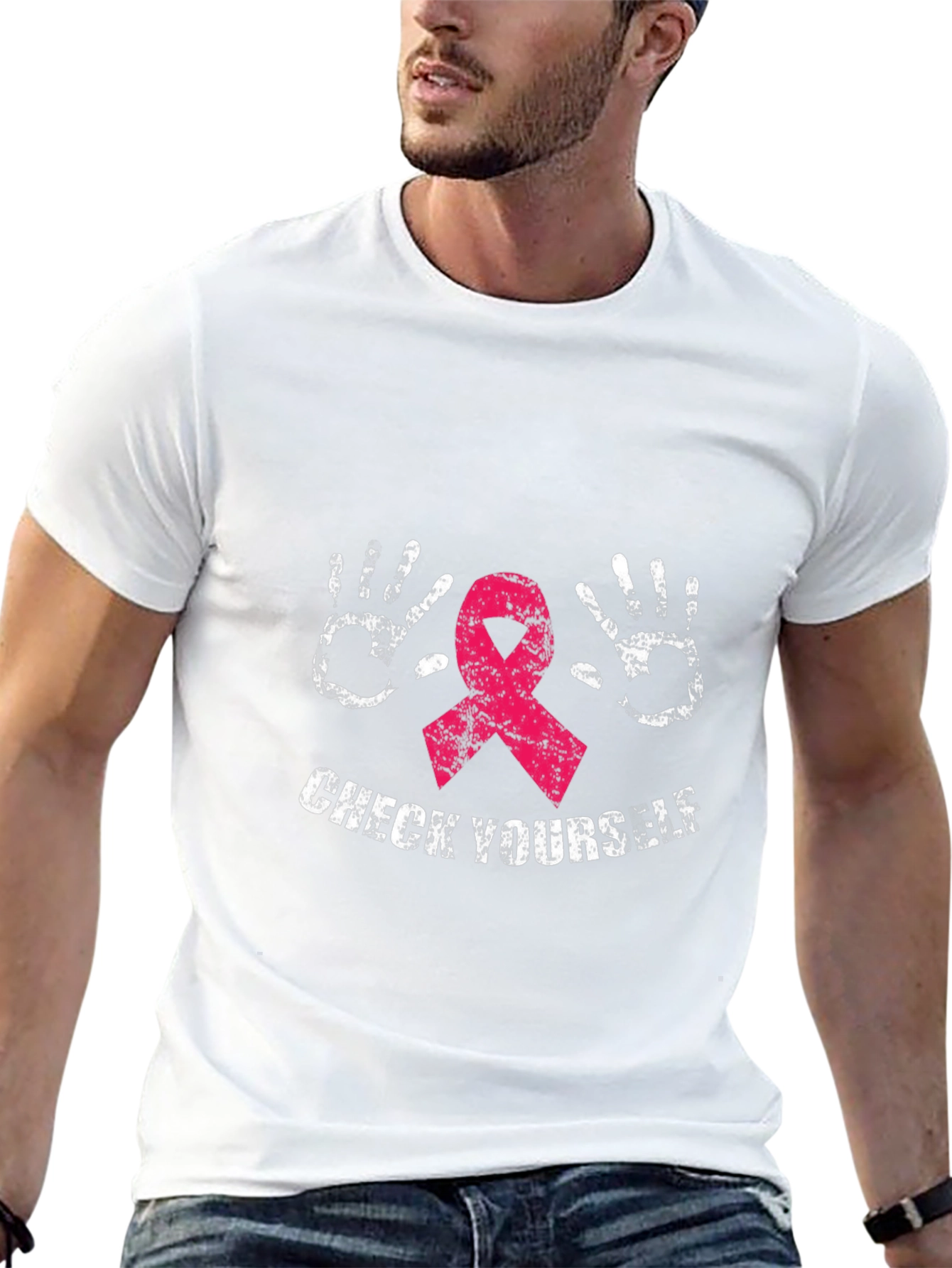 Breast Cancer Awareness T-Shirt - Check Yourself