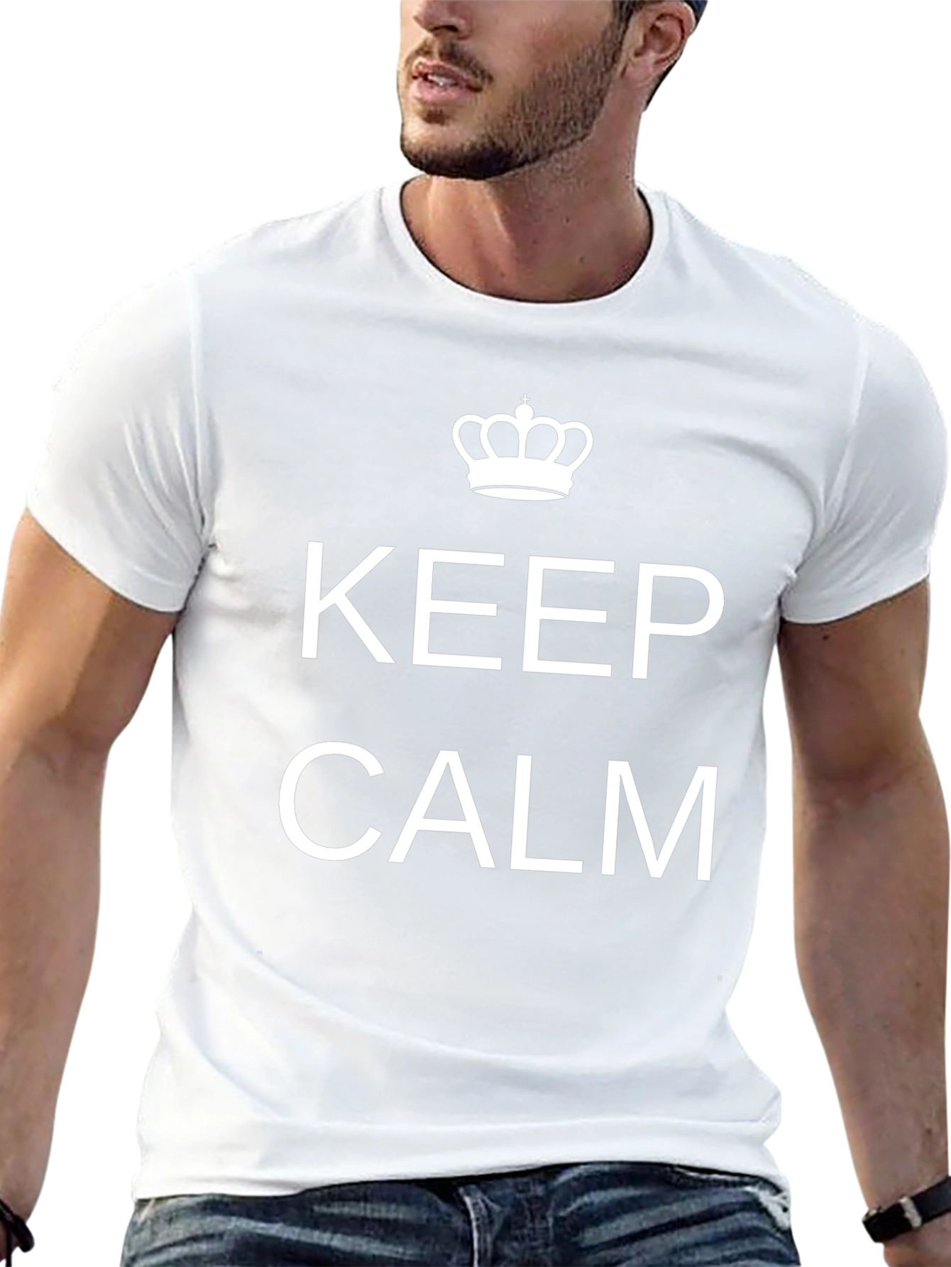 Keep Calm T-Shirt - Classic Slogan Tee