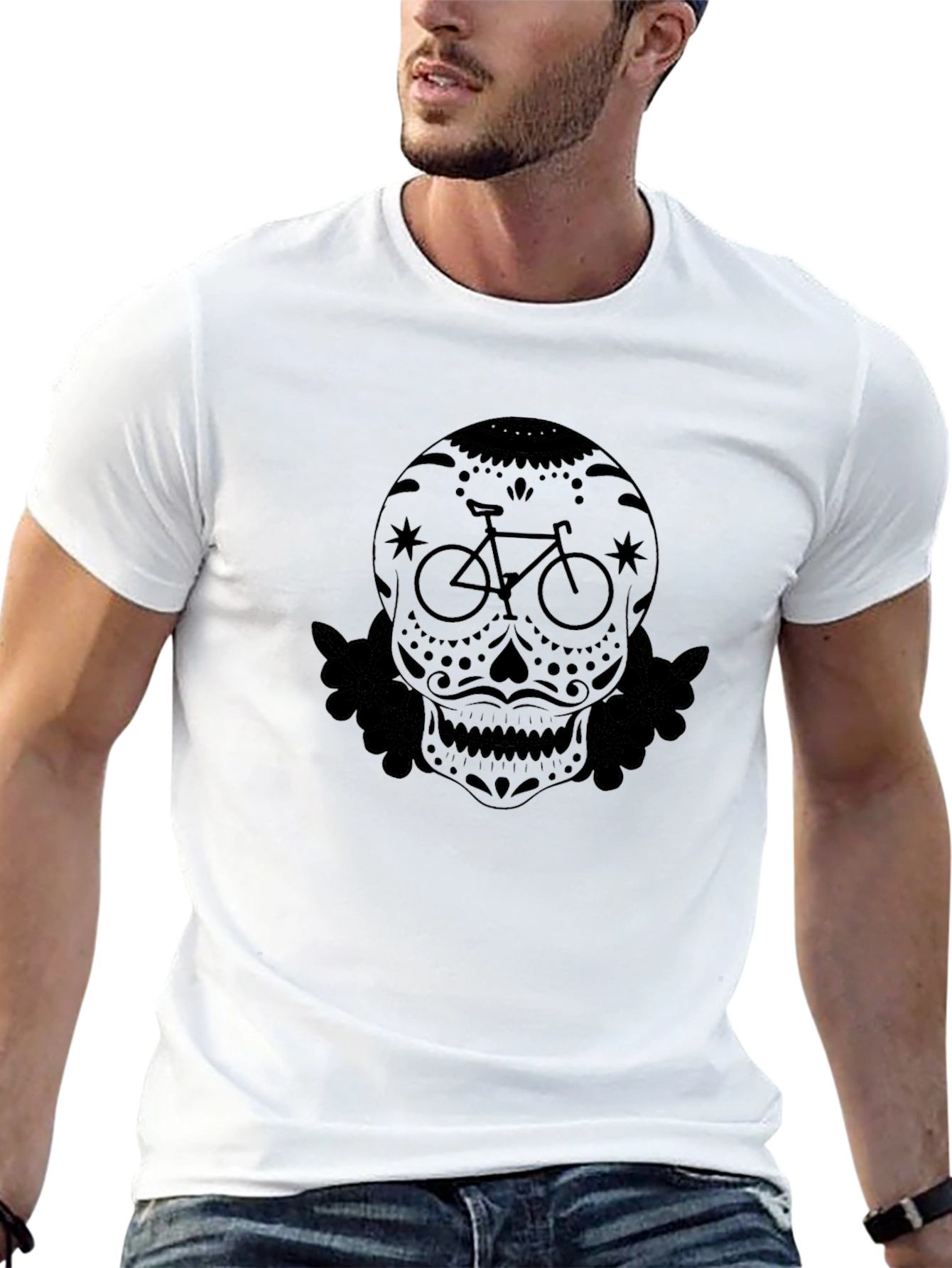 Skull Bicycle T-Shirt - Unique Design