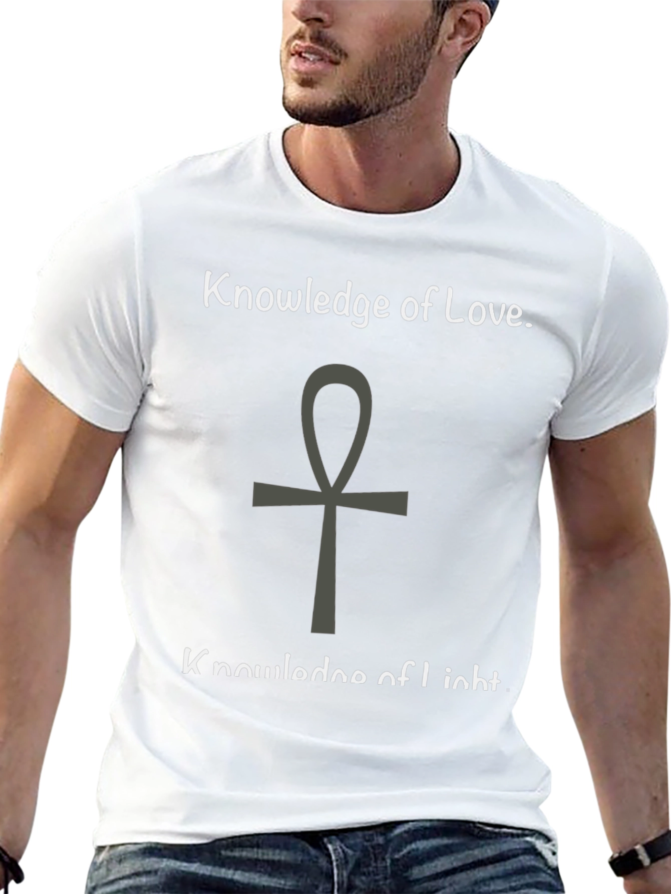 Knowledge of Love and Light Black T-Shirt