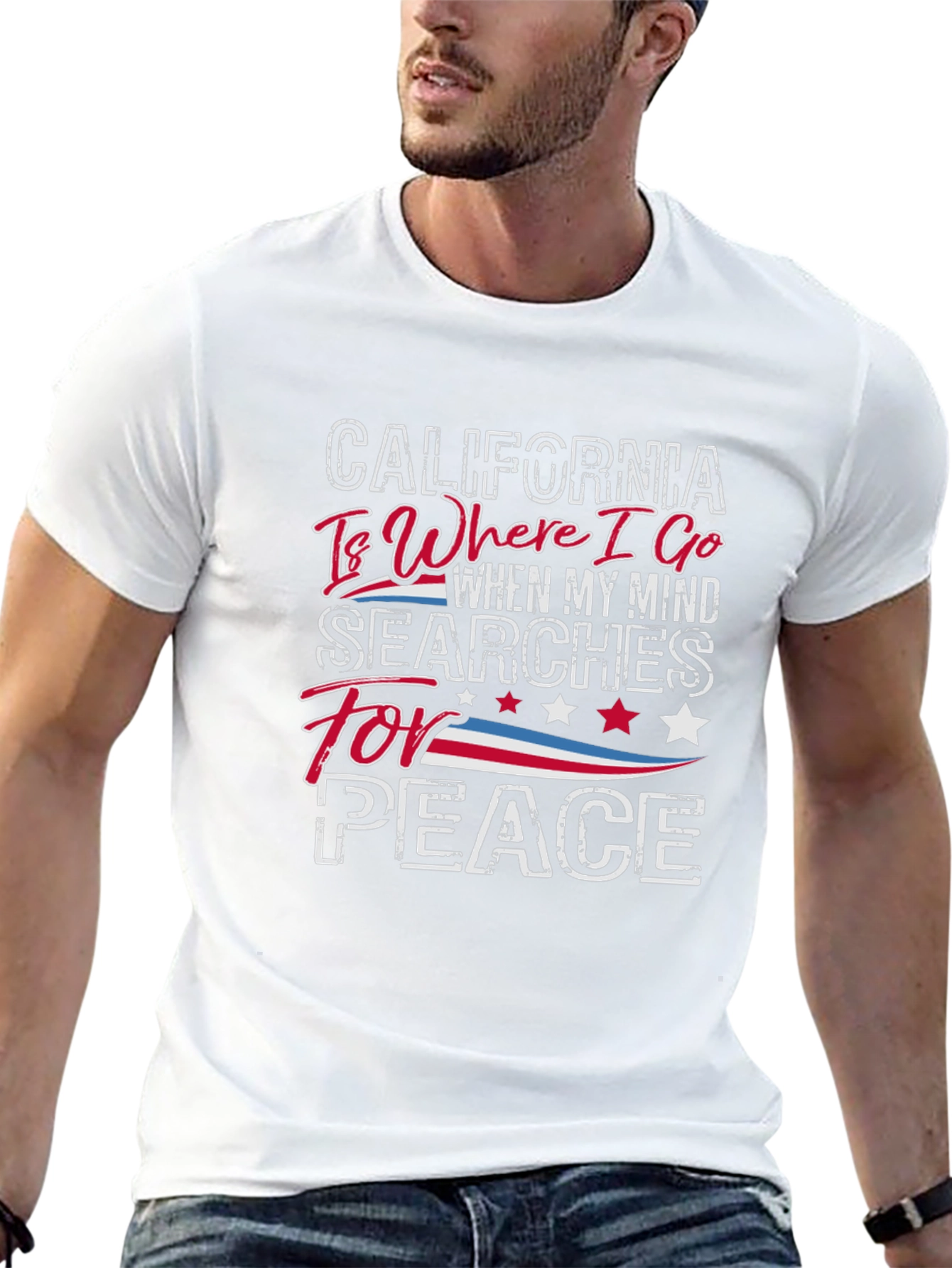 California Peace Graphic Tee
