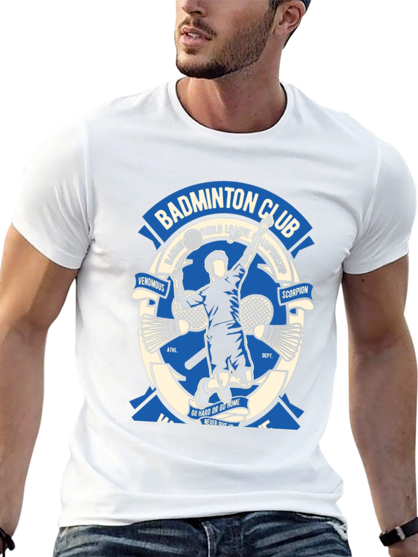 Badminton Club Graphic T-Shirt