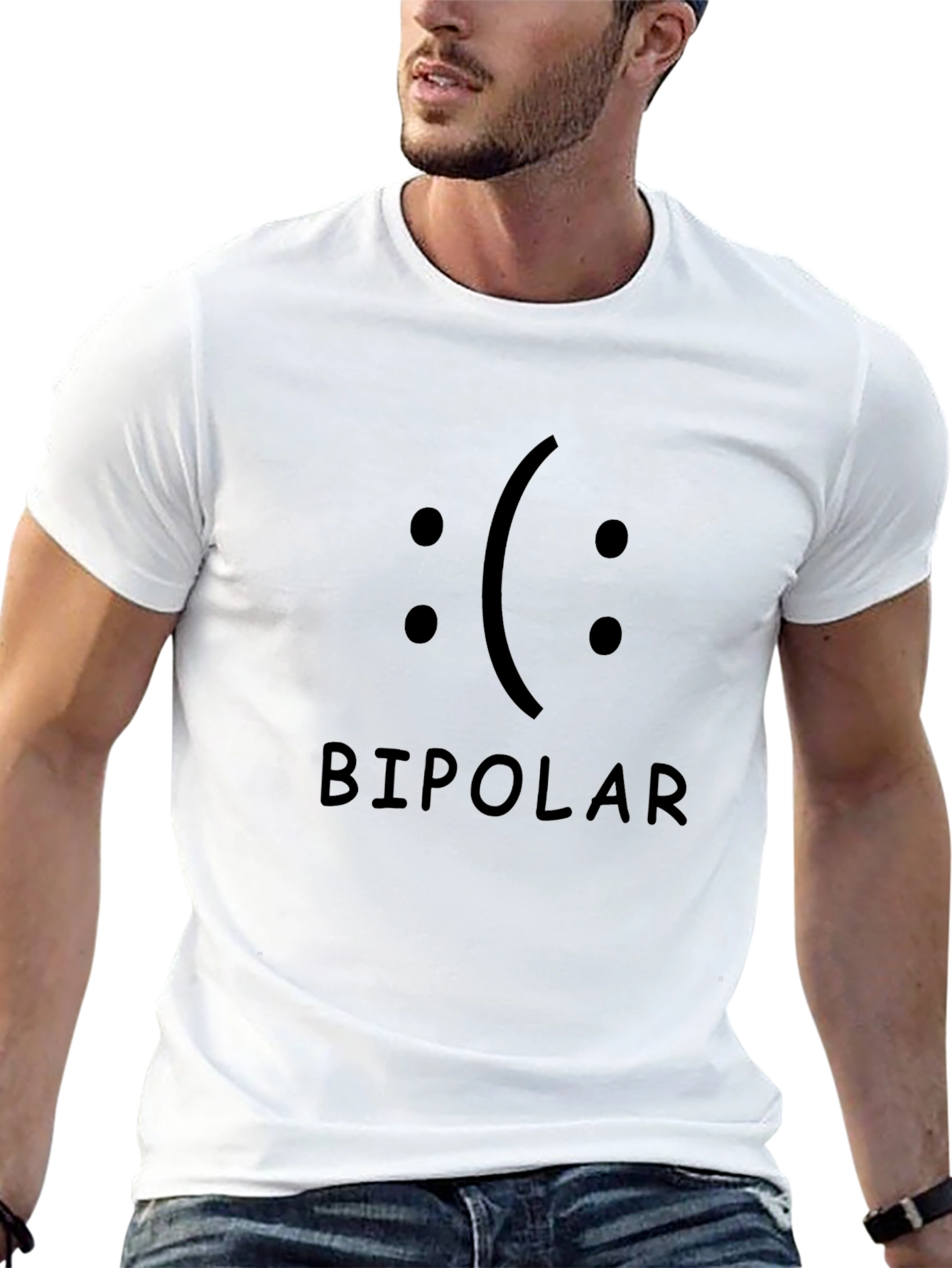 Bipolar Graphic Black T-Shirt