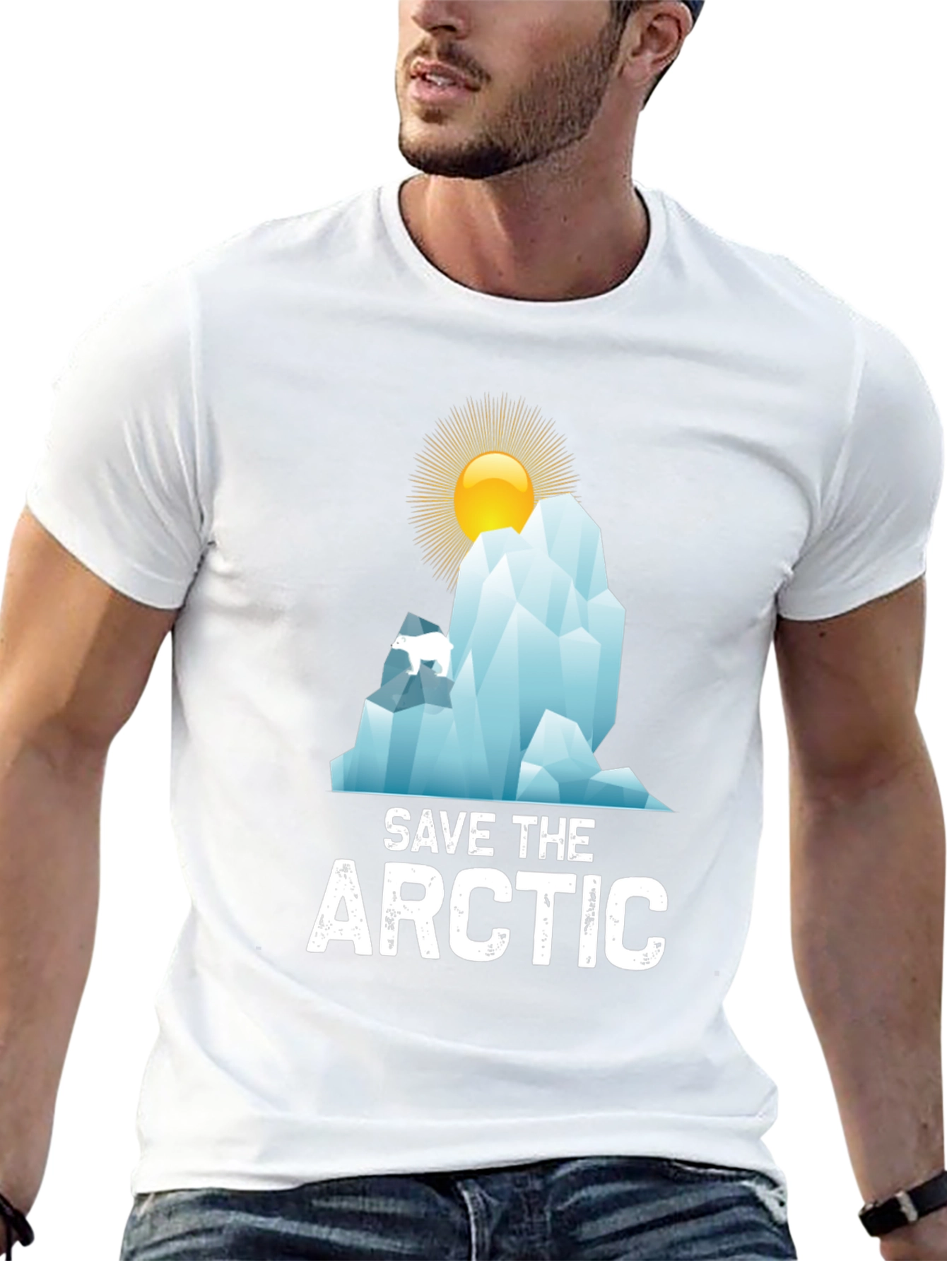 Save the Arctic Graphic Tee - Global Warming Awareness