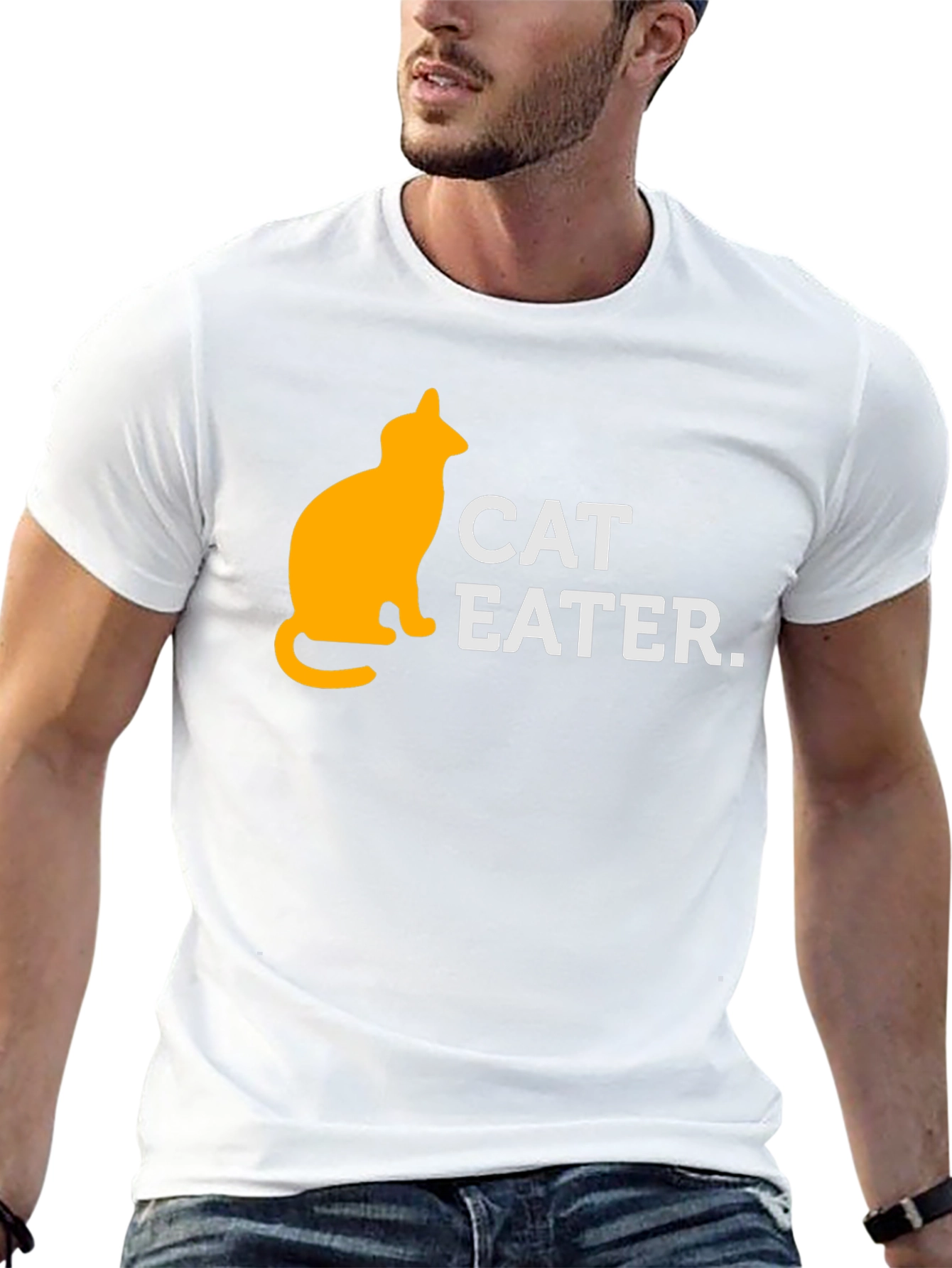 Cat Eater T-Shirt - Humorous Graphic Tee