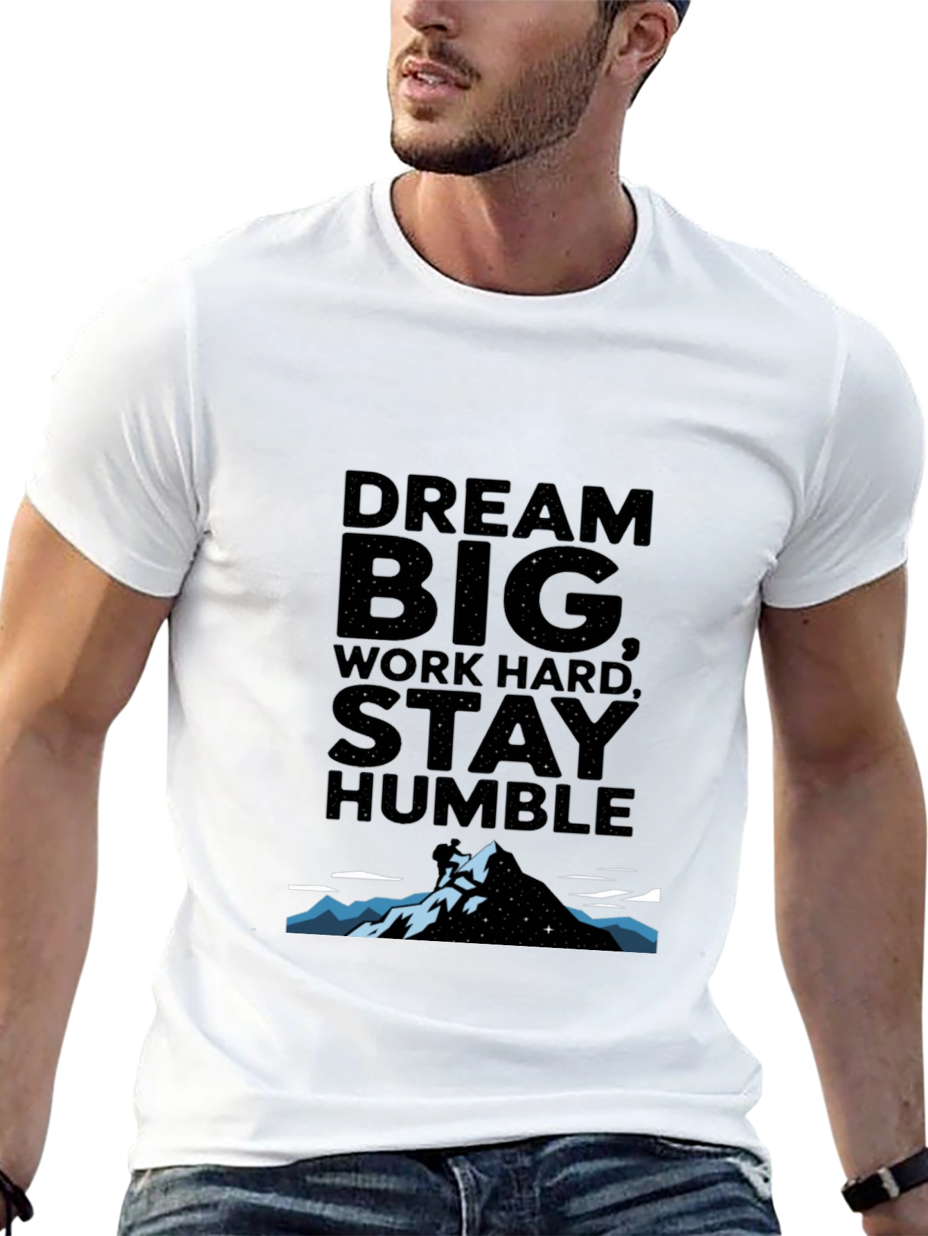 Dream Big Graphic Tee - Black Unisex T-Shirt