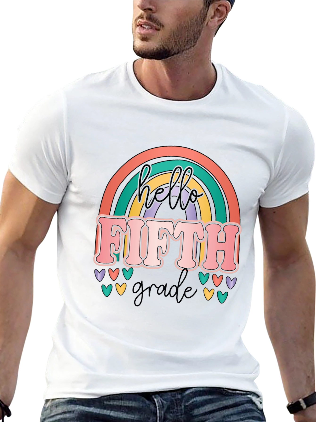 Hello Fifth Grade Teacher Shirt