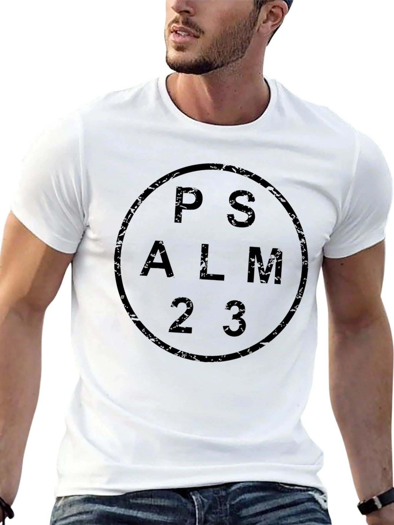 Psalm 23 Graphic T-Shirt - Christian Apparel