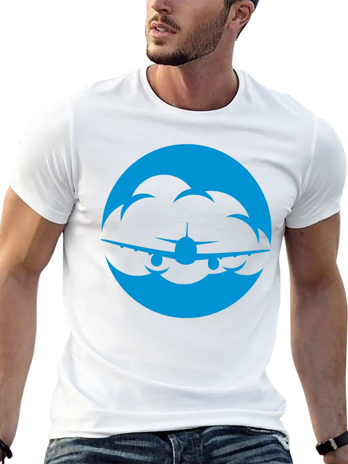 Airplane Graphic Tee - Fly High in Style!