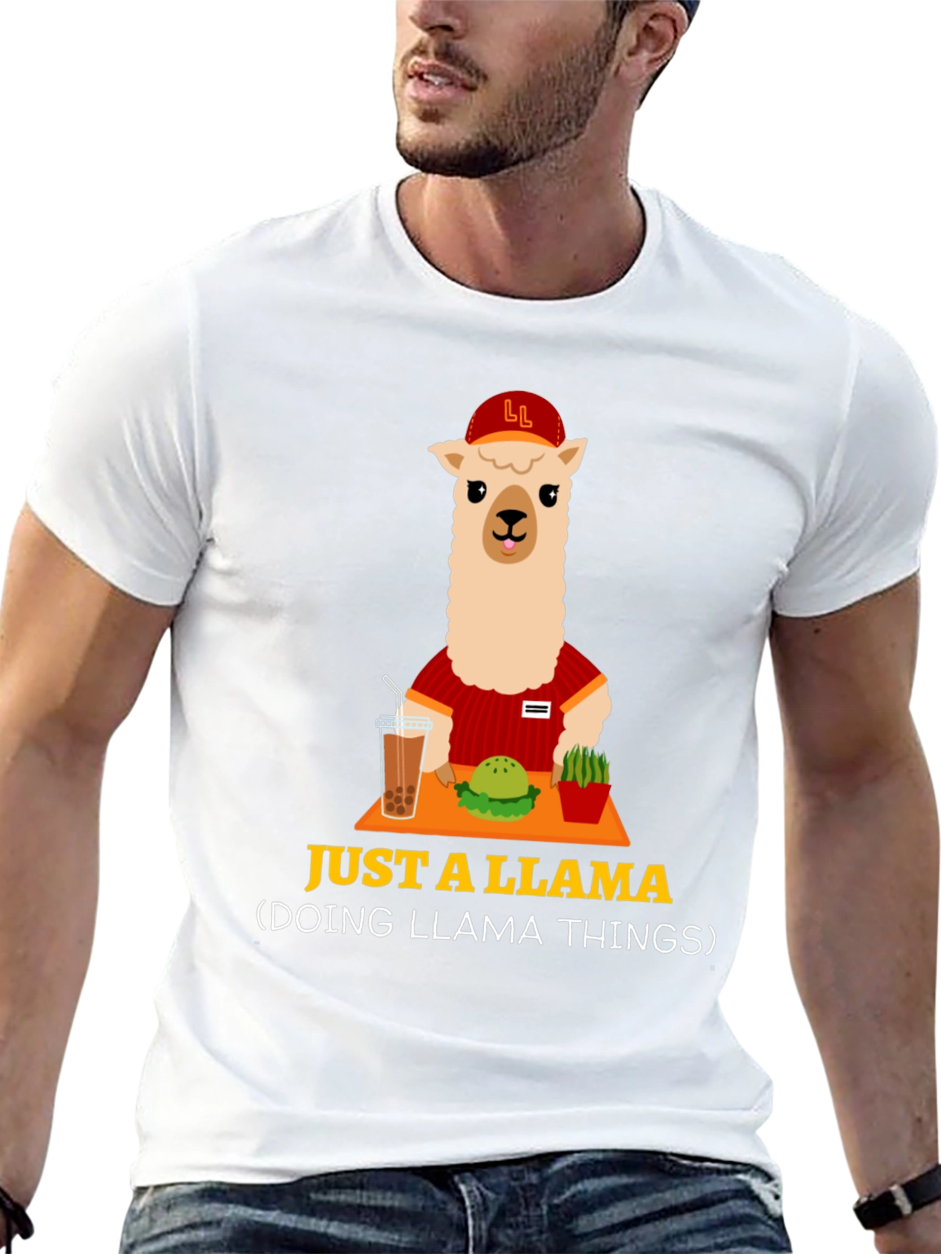 Just A Llama Doing Llama Things T-Shirt