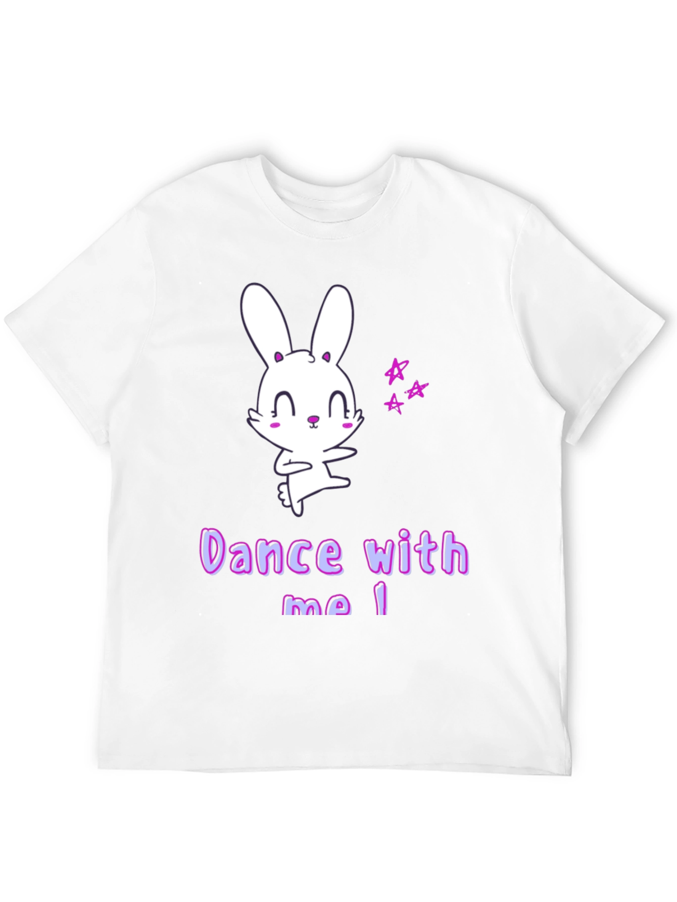 Cute Cartoon Bunny Dance With Me T-Shirt