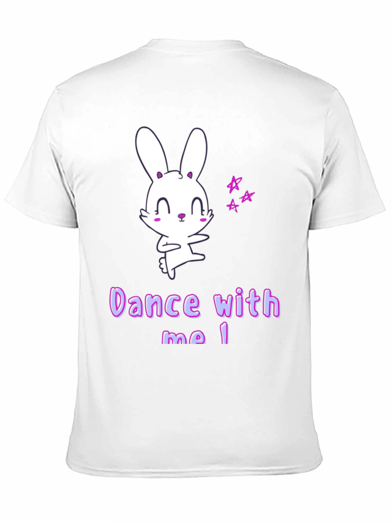Cute Cartoon Bunny Dance With Me T-Shirt