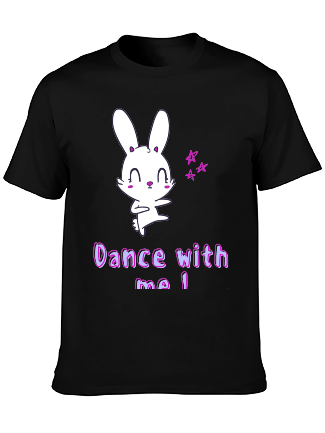 Cute Cartoon Bunny Dance With Me T-Shirt